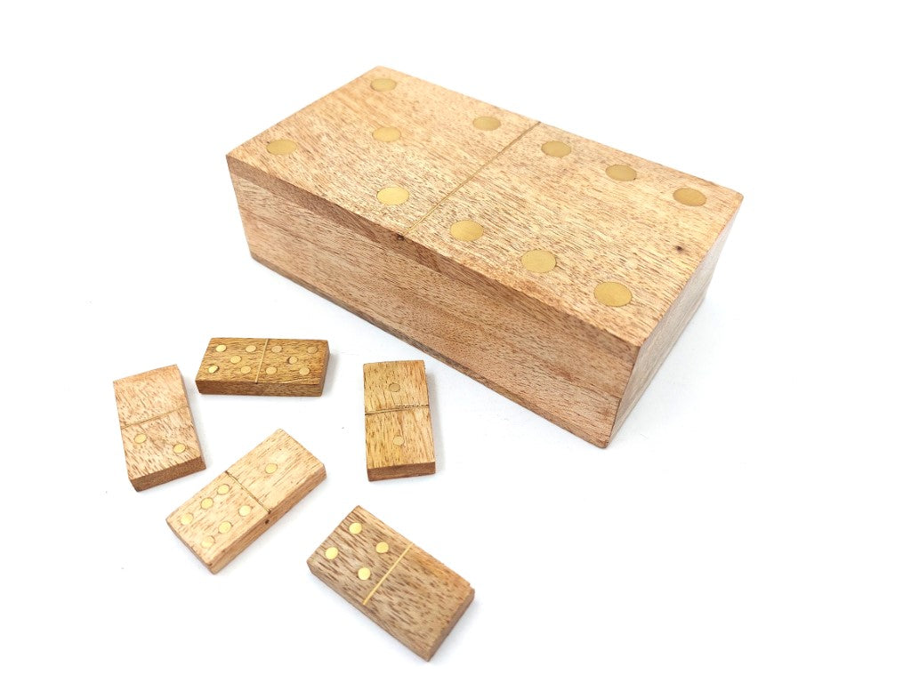 Drewniane Domino w Pudełku z Drewna Mango
- BR157