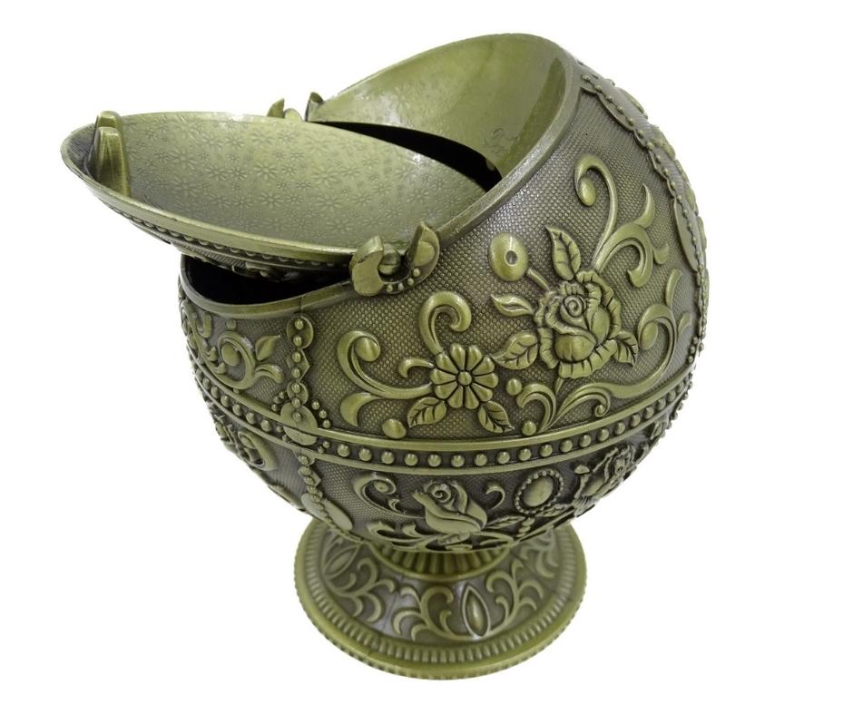 Popielniczka Metalowa - Kula Zamykana - GA