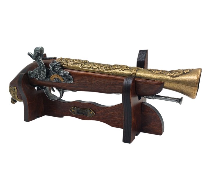 Pistolet kapiszonowy na Stojaku - Replika XVIII wiek – 154S