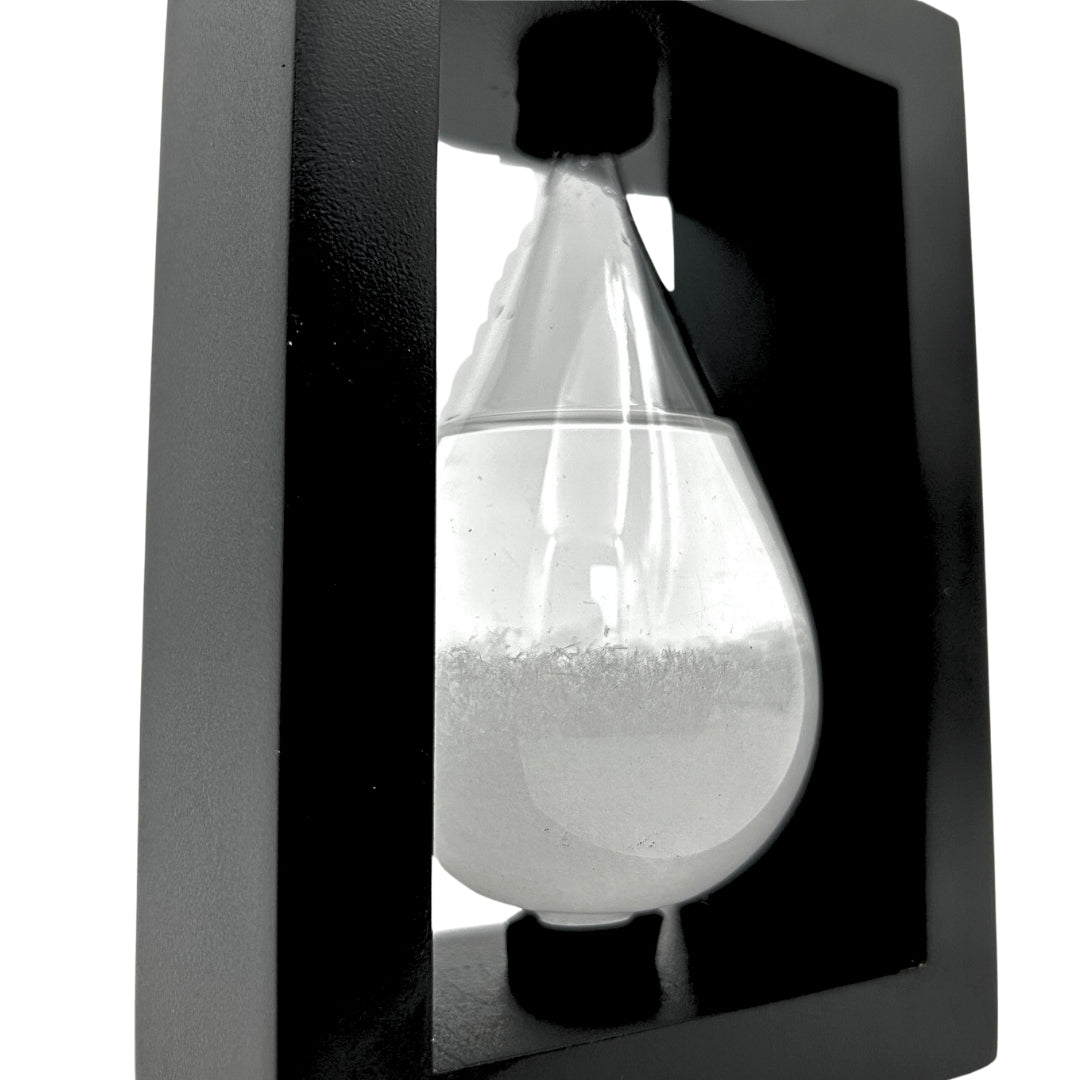 Barometr Burzowy Fitzroya w Oprawie Drewnianej - Kropla Storm Glass – BAW1