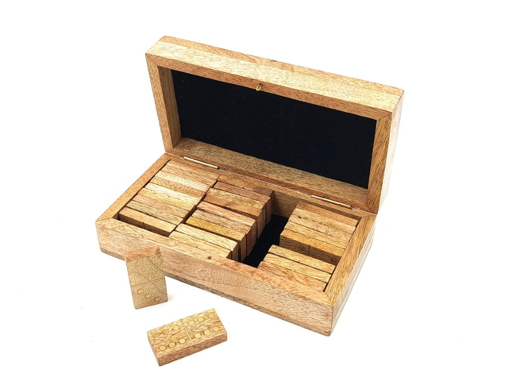 Drewniane Domino w Pudełku z Drewna Mango
- BR157