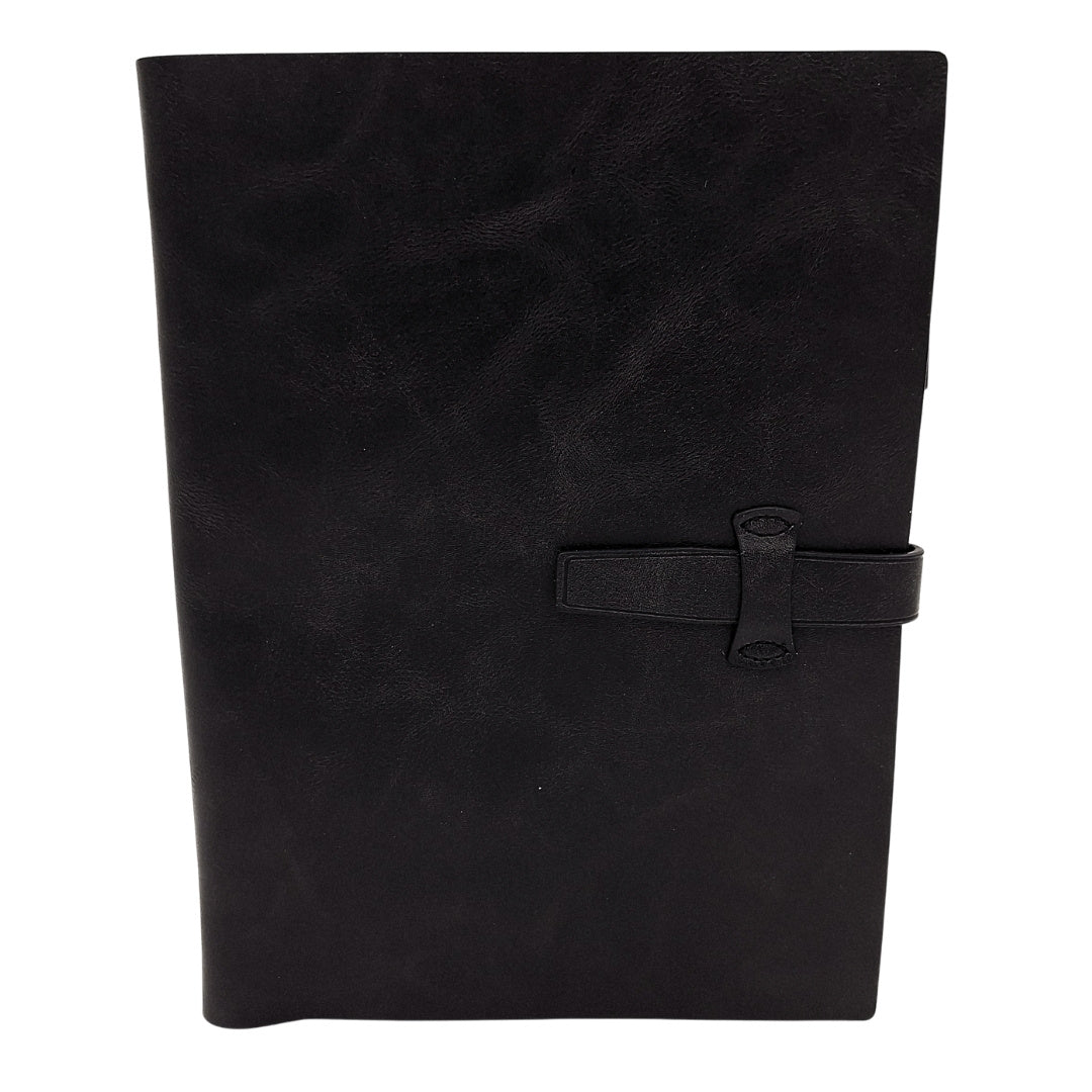 Elegancki Notes Skórzany A5 Vintage Retro z Zamknięciem – Pamiętnik Dziennik – EE4