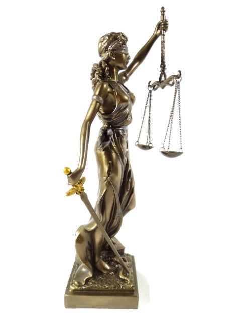 Temida figurka 35 cm - Prezent dla prawnika sędziego - MC-90037