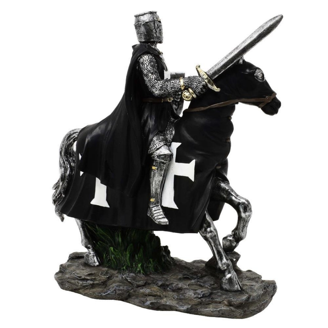 Figurka Dekoracyjna Rycerz na Koniu 22 cm - MC-23115