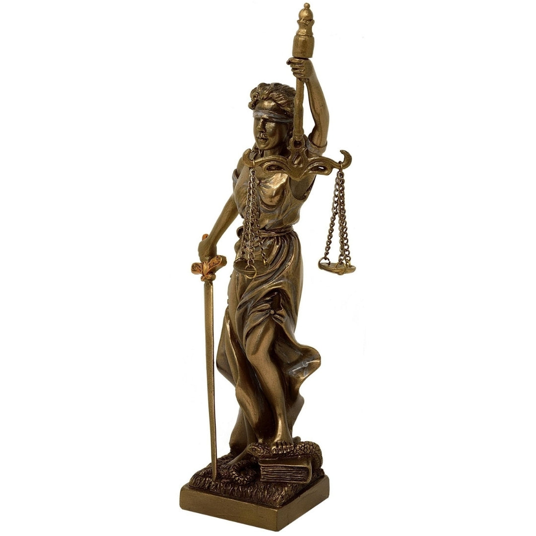 Figurka Temida Bogini Sprawiedliwości 20 cm - Prezent dla Prawnika – MC-90184