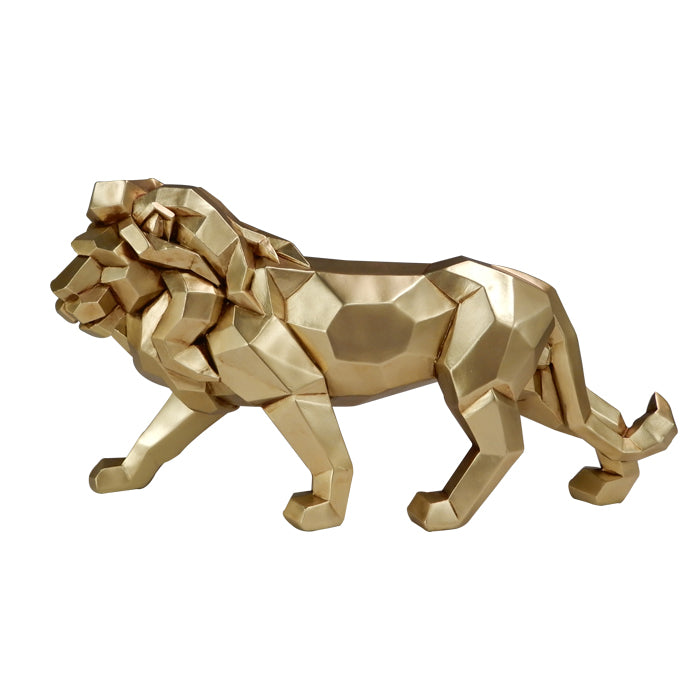 Figurka Lew Złoty Duży 43cm Nowoczesny - 43477Y2