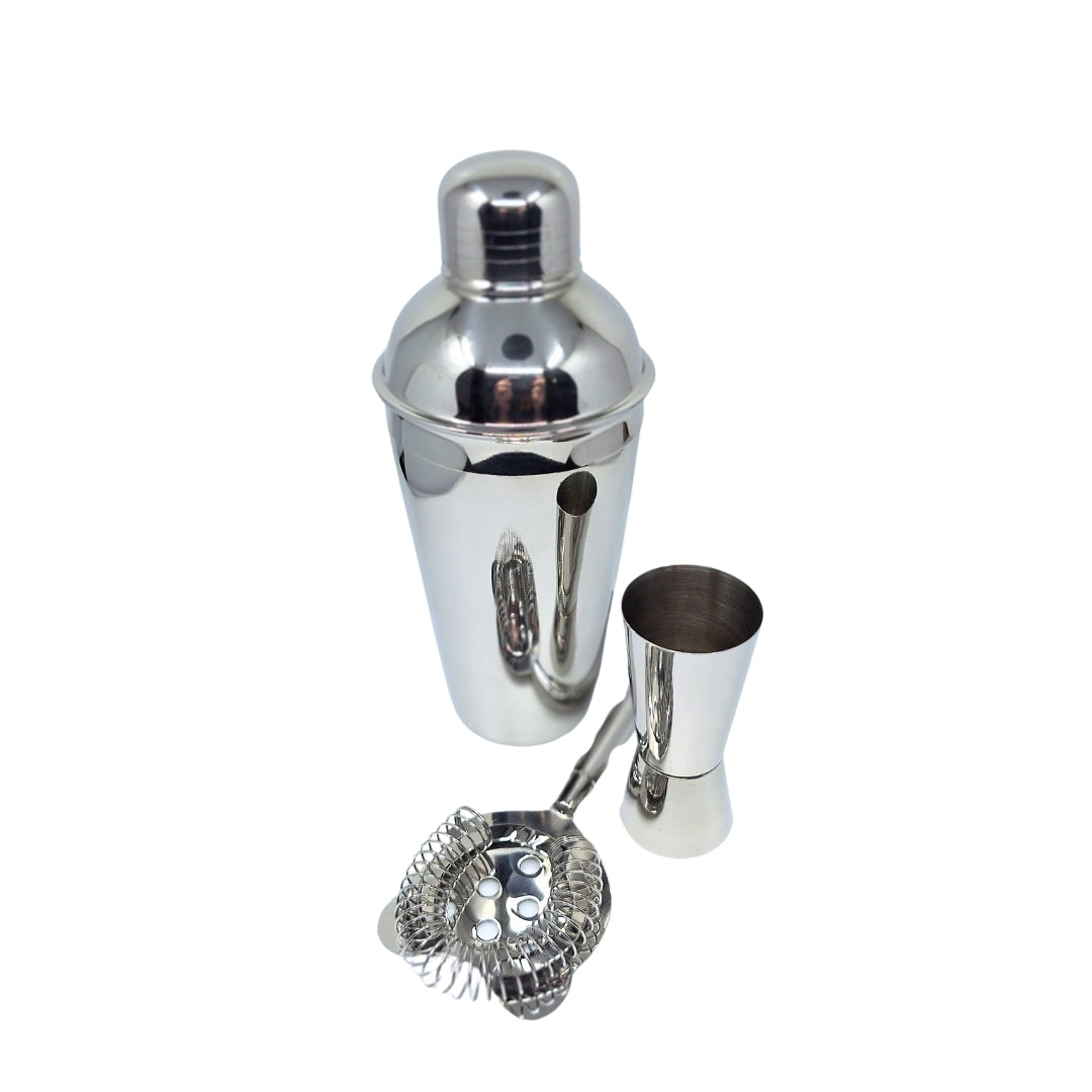 Zestaw Barmański– 3 elementy Shaker Jiger Strainer - BS48171