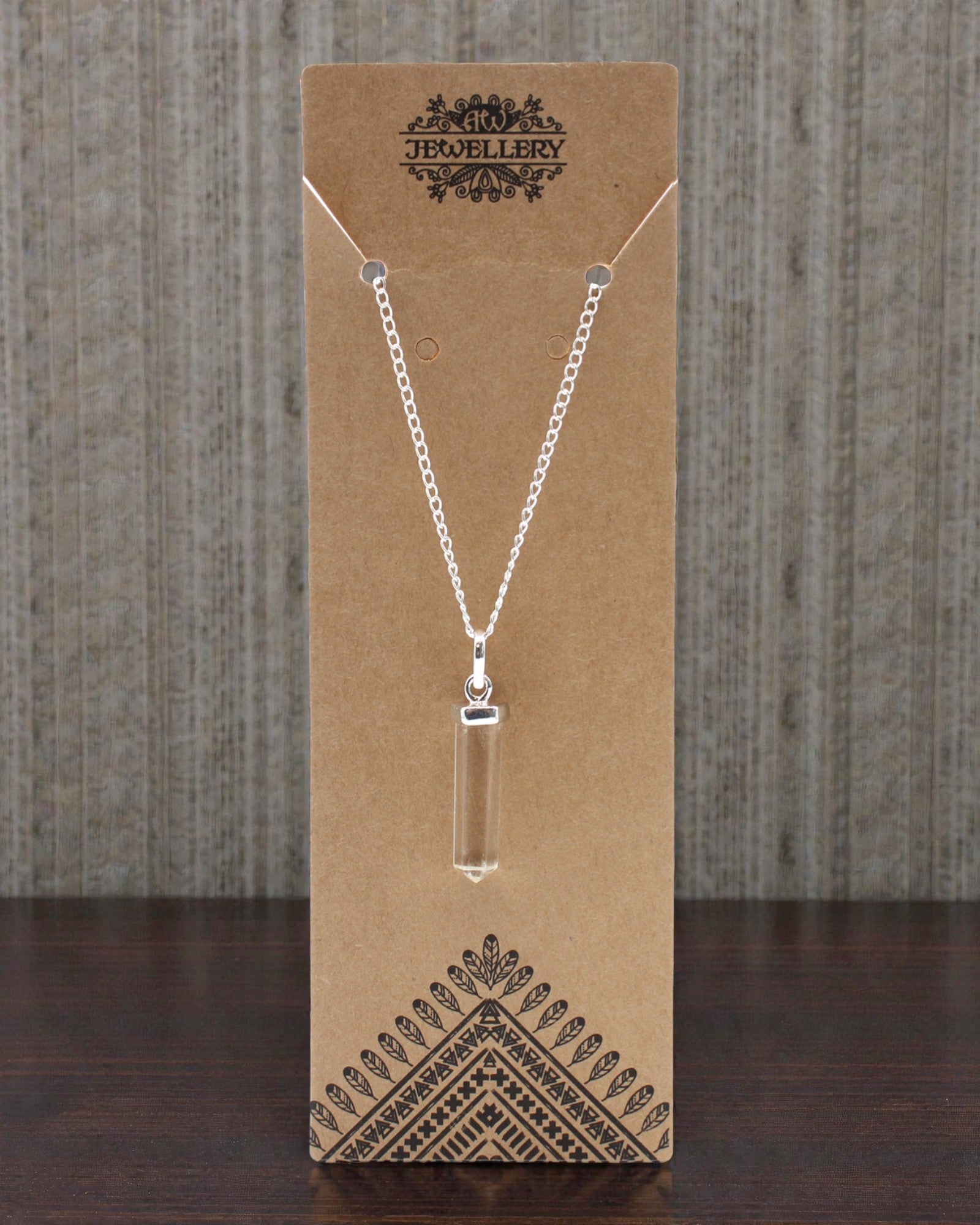 Crystal Point – Κλασικό κρεμαστό σημείου από ορεινό κρύσταλλο