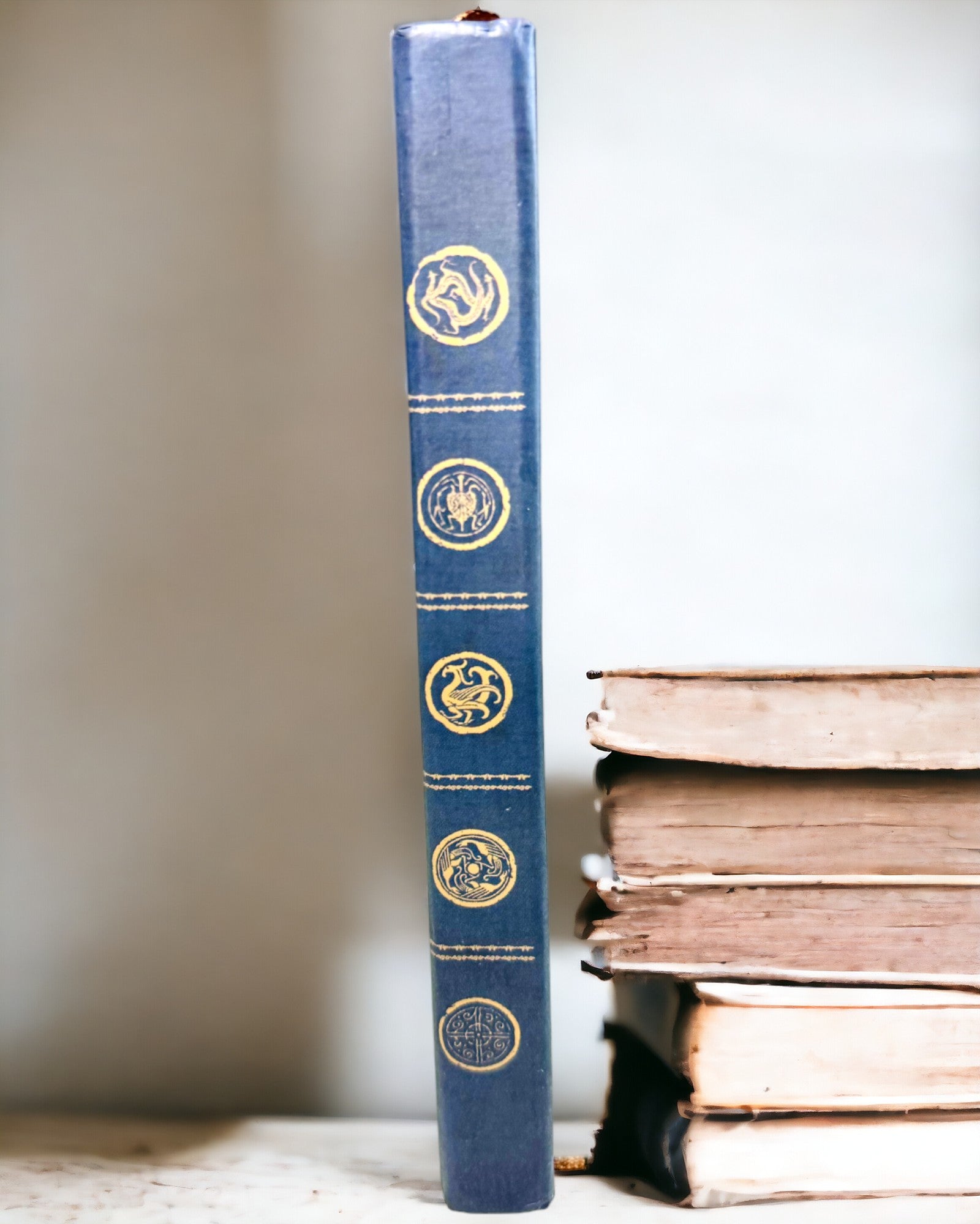 Κλασικό Σημειωματάριο με Σκληρό Εξώφυλλο με Μοτίβο Πλέκτη - Μπλε. Δυνατότητα χάραξης