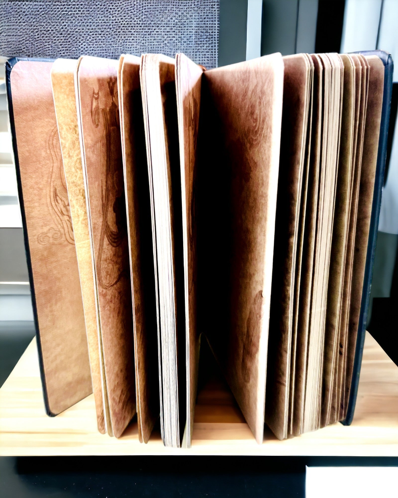 Κλασικό Σημειωματάριο με Σκληρό Εξώφυλλο με Μοτίβο Πλέκτη - Μπλε. Δυνατότητα χάραξης