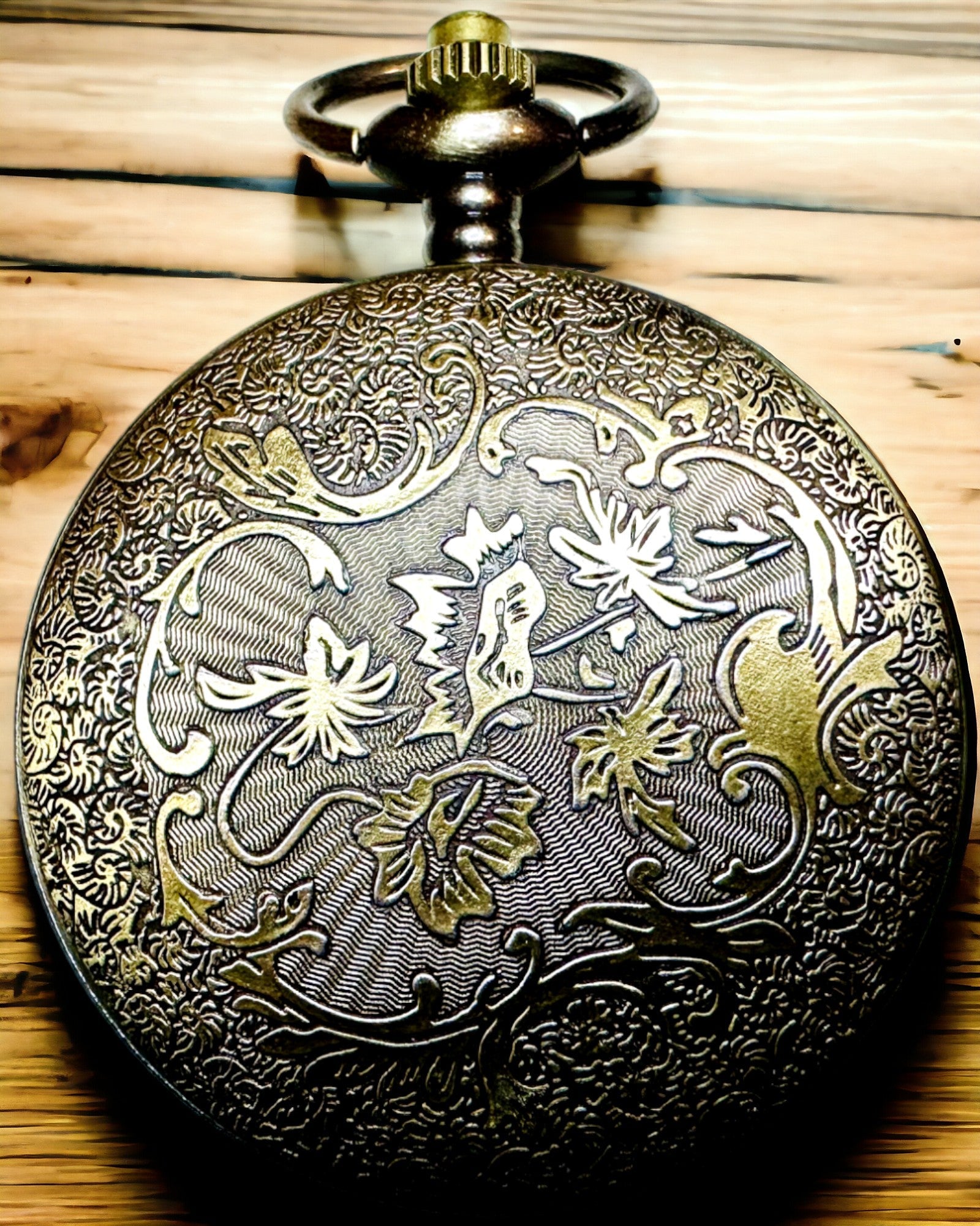 Πυξίδα Πλοήγησης σε Vintage Στυλ με Διάτρητο Σχέδιο – χρώμα καφέ-χρυσό