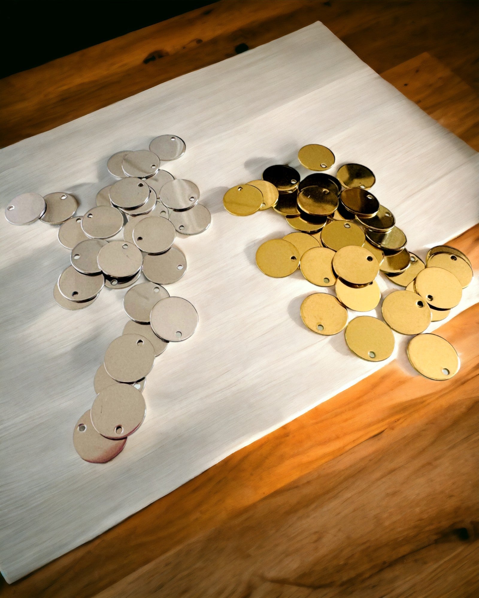 Στρογγυλό Κρεμαστό από Ανοξείδωτο Ατσάλι για δώρο με δυνατότητα Προσωποποίησης, χάραξης