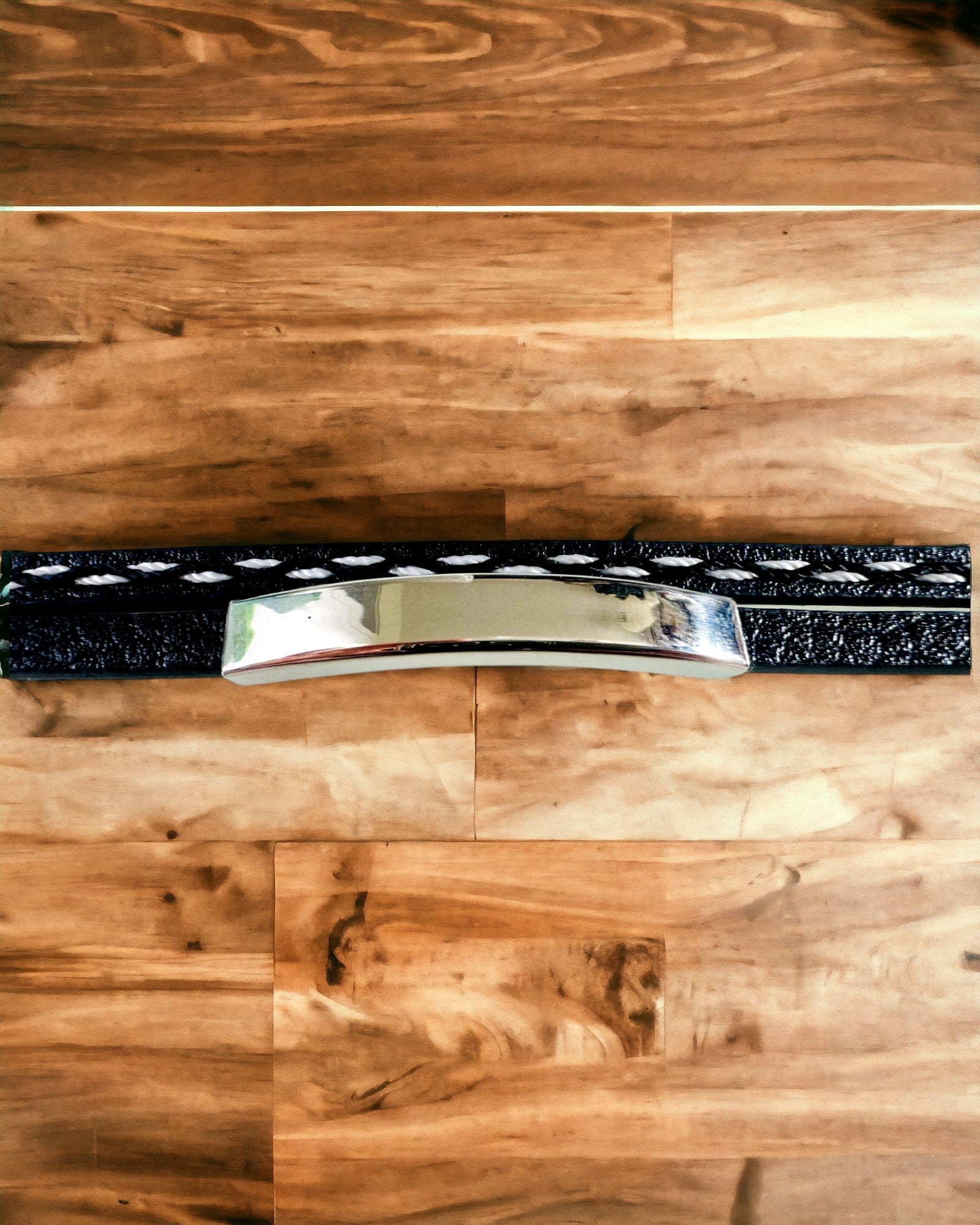 Αθλητικό Βραχιόλι από PU Δέρμα και Ανοξείδωτο Ατσάλι με Δυνατότητα Χάραξης – 3 Χρώματα