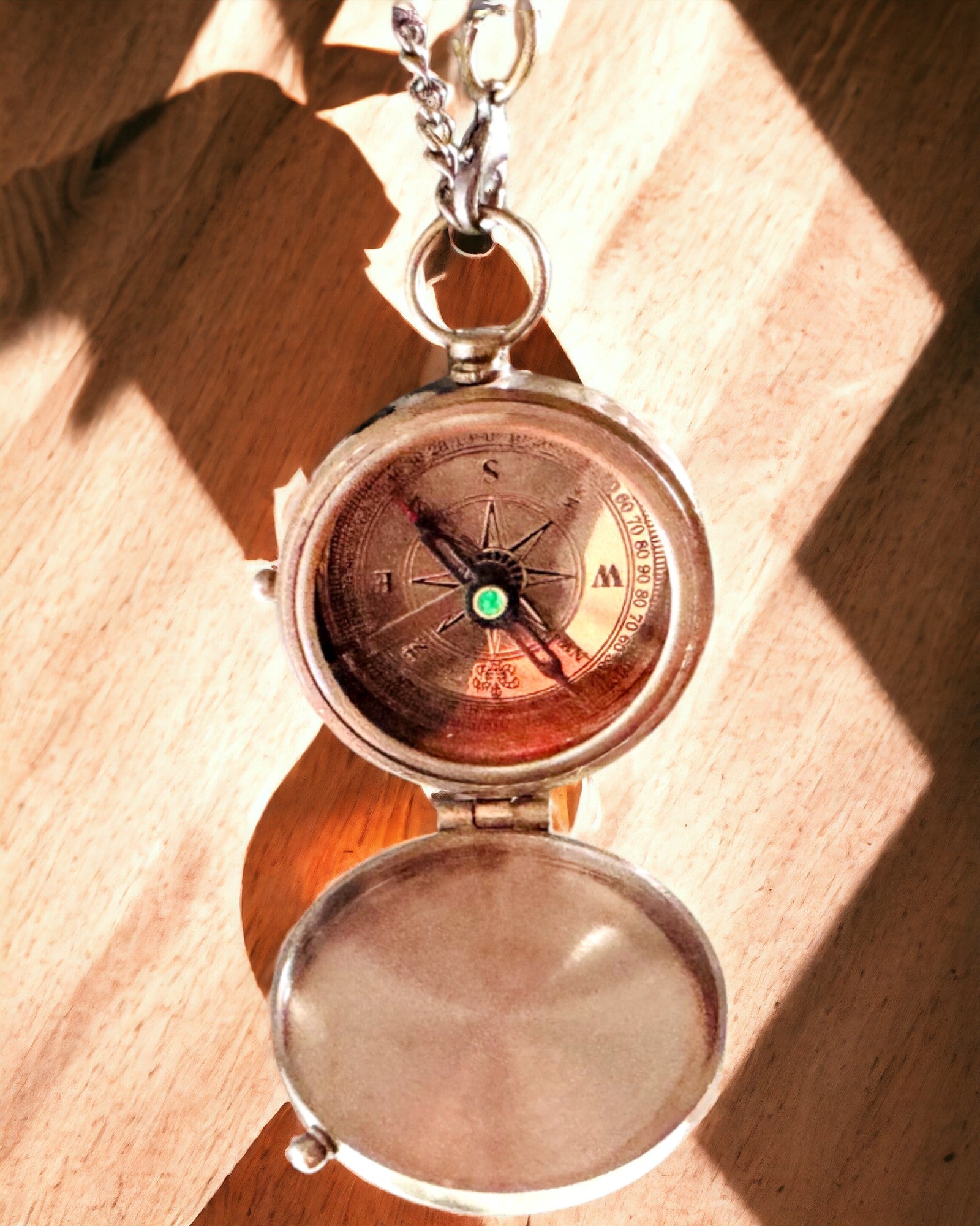 Κομπάς Ινδικός Οδυσσέας – Ρετρό Εξερευνητή Κόσμημα - δυνατότητα χάραξης