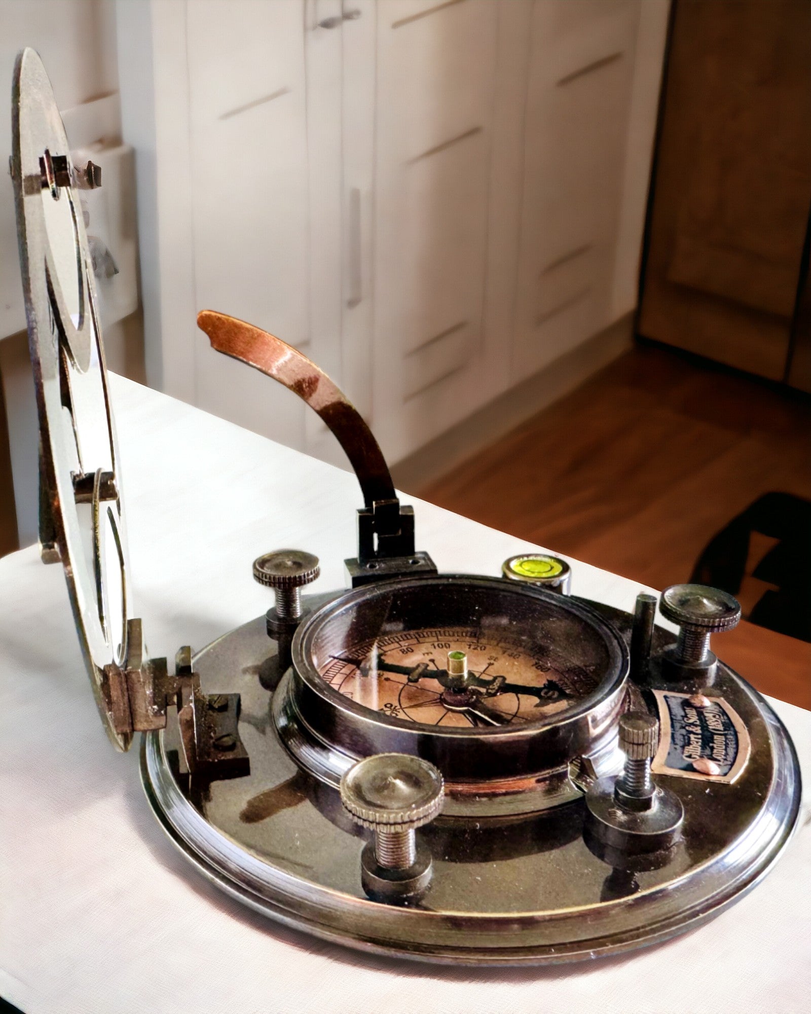 Αρχαία Premium Πυξίδα Πλοήγησης με Δυνατότητα Χάραξης – Χειροποίητη