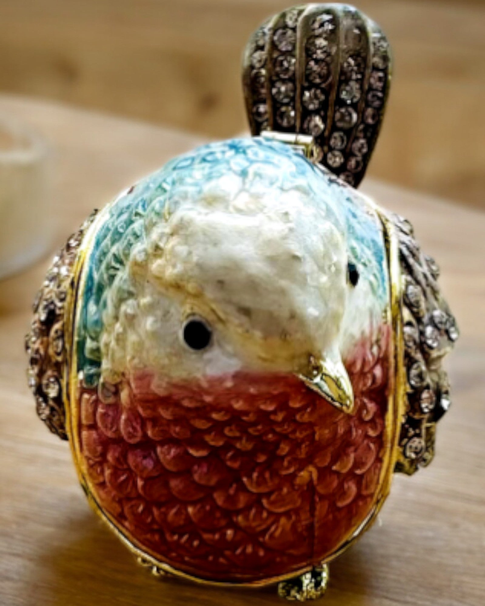 Χρωματιστό Σπουργίτι με Χάραξη - Χαριτωμένο Κρυψώνα για Θησαυρούς