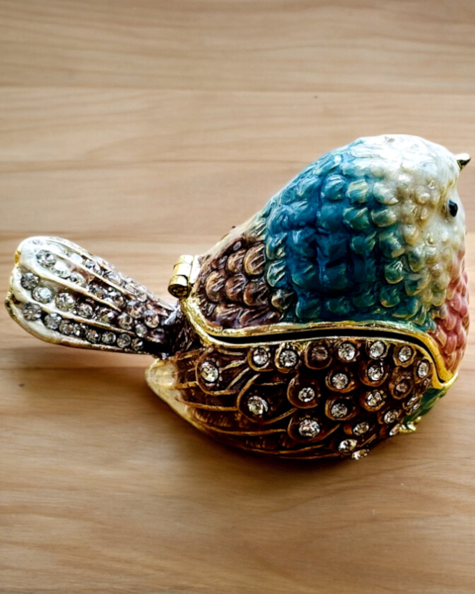 Χρωματιστό Σπουργίτι με Χάραξη - Χαριτωμένο Κρυψώνα για Θησαυρούς