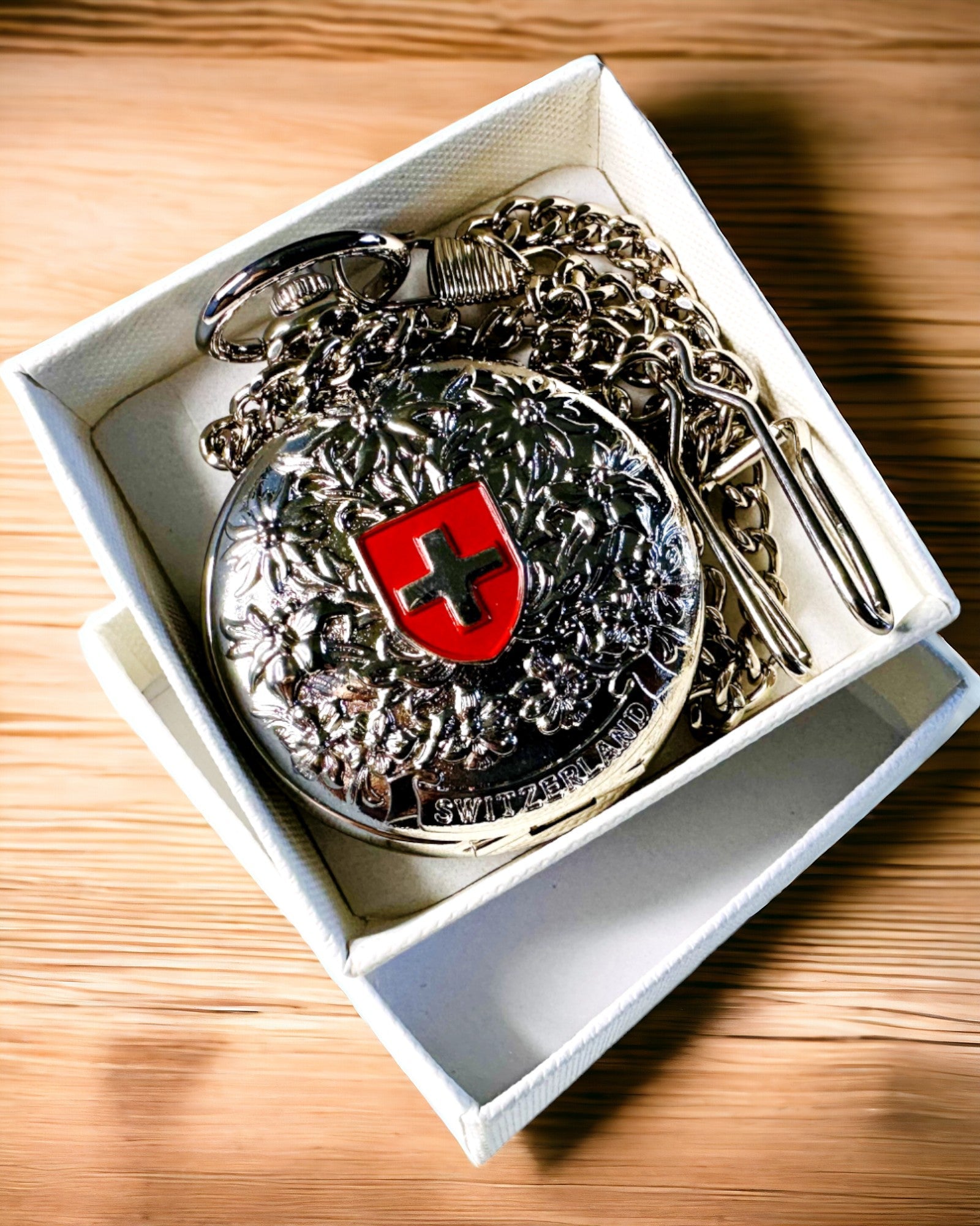 Ρολόι Τσέπης "Heritage Helvetia" με Δυνατότητα Χαρακτικής