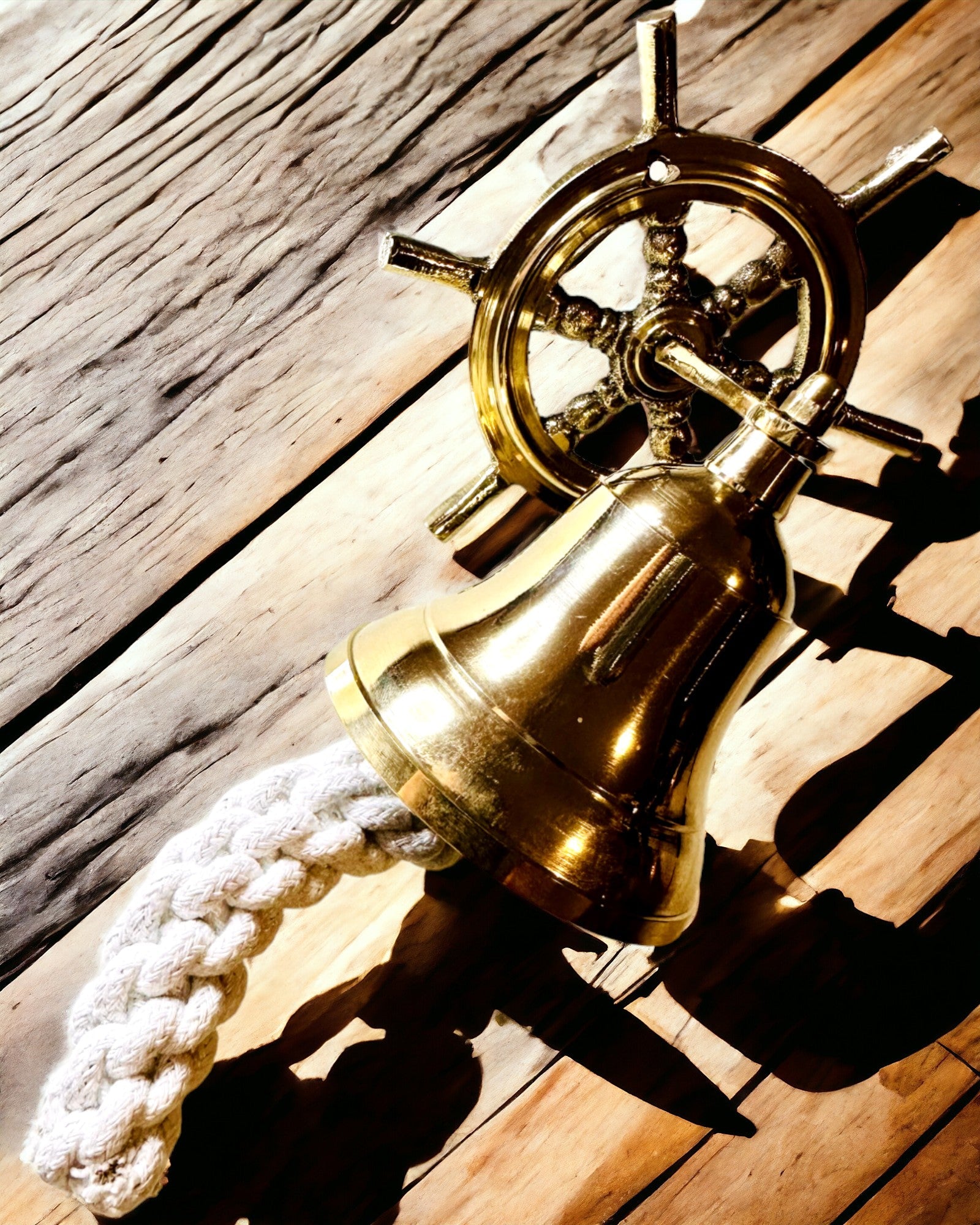 Κλασικό Τιμόνι - Κουδούνι Πόρτας "Nautica Lux"