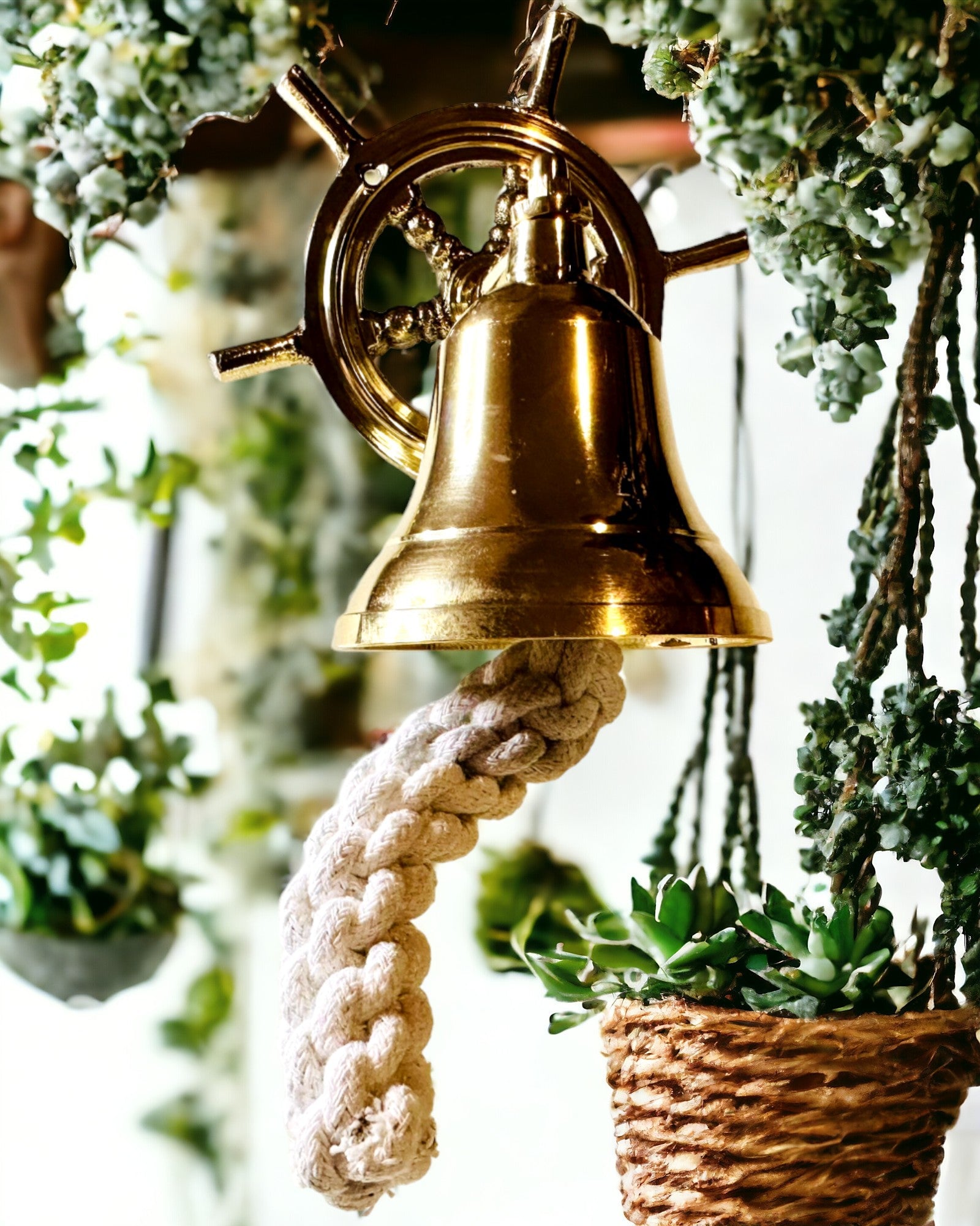 Κλασικό Τιμόνι - Κουδούνι Πόρτας "Nautica Lux"