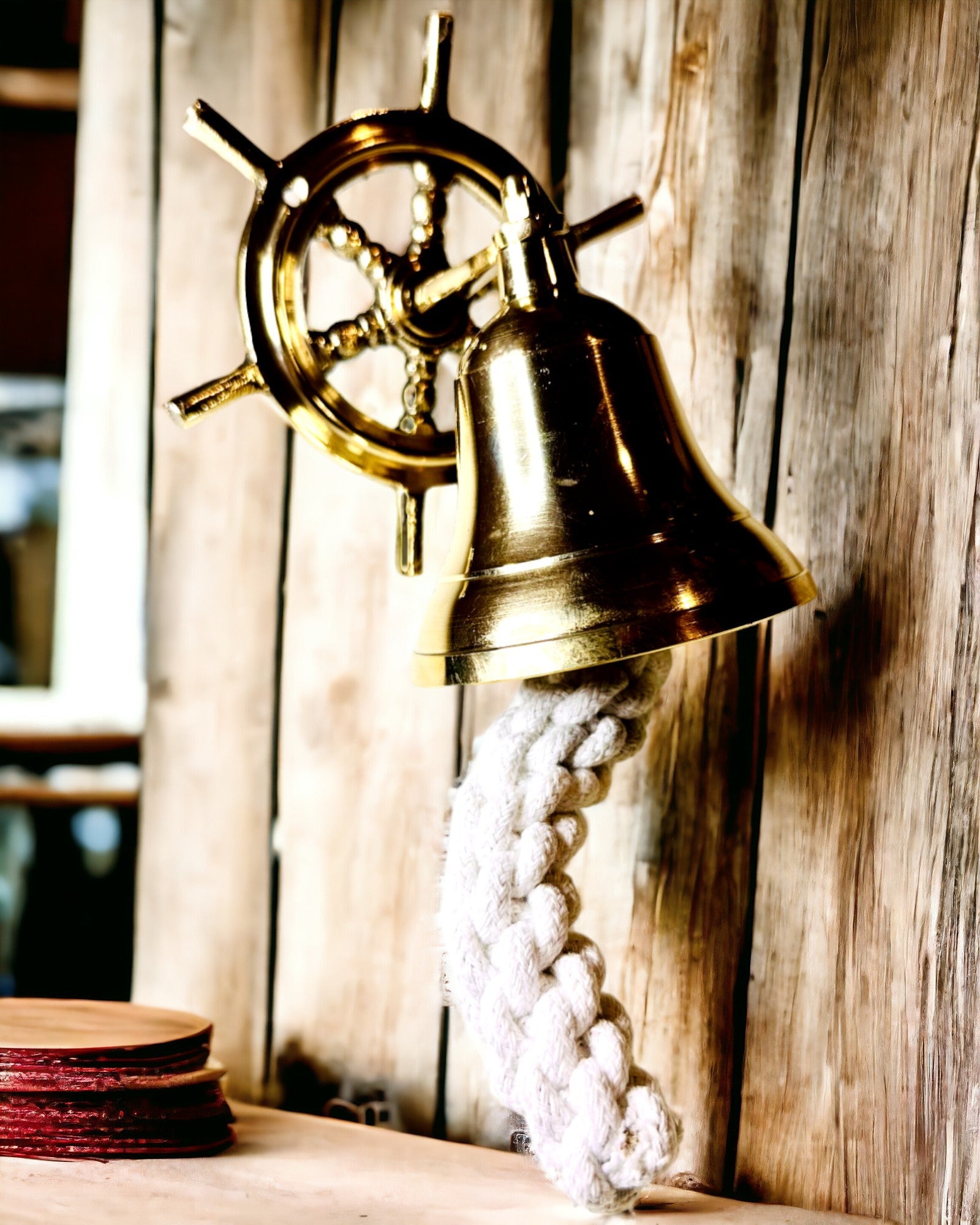 Κλασικό Τιμόνι - Κουδούνι Πόρτας "Nautica Lux"