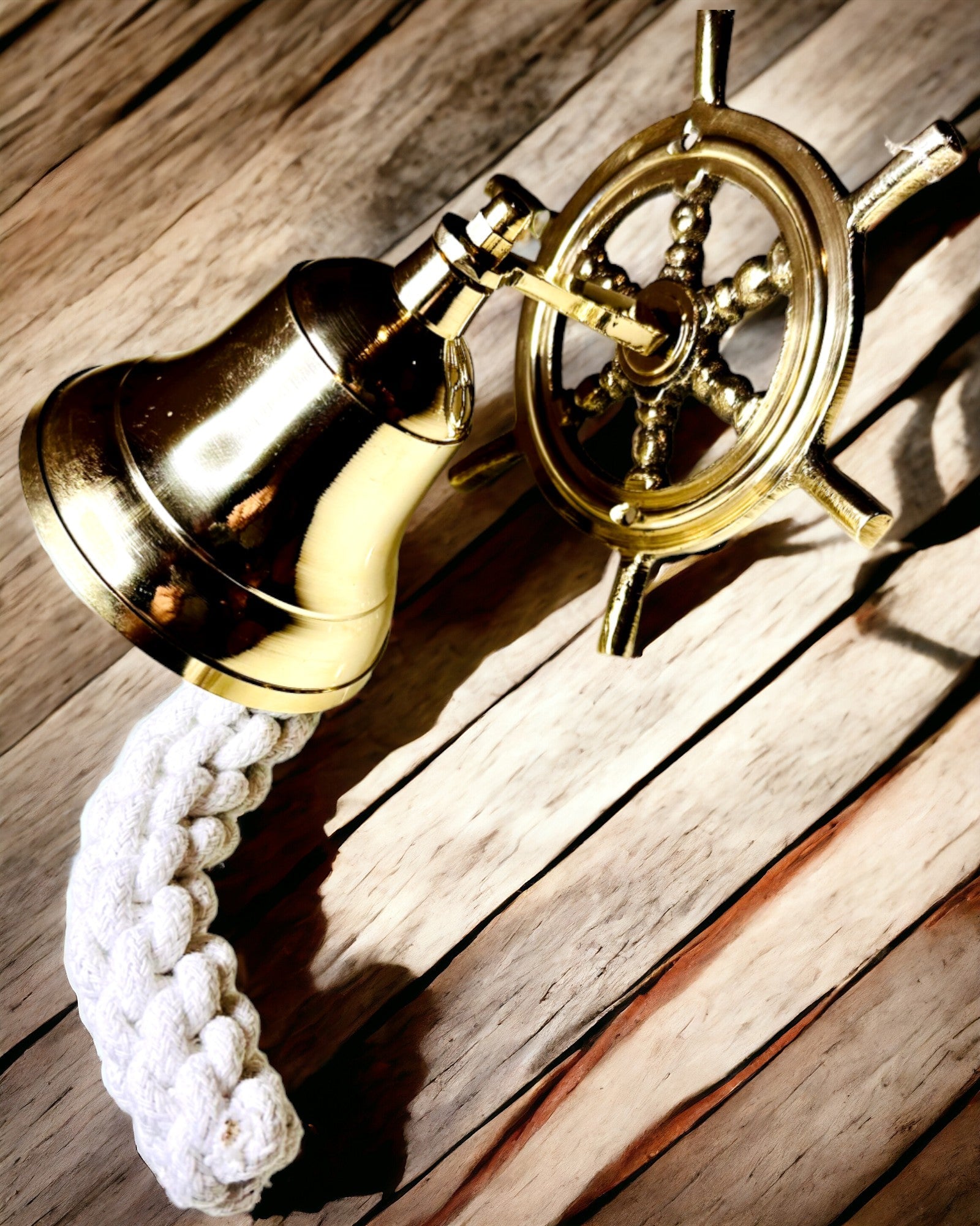 Κλασικό Τιμόνι - Κουδούνι Πόρτας "Nautica Lux"