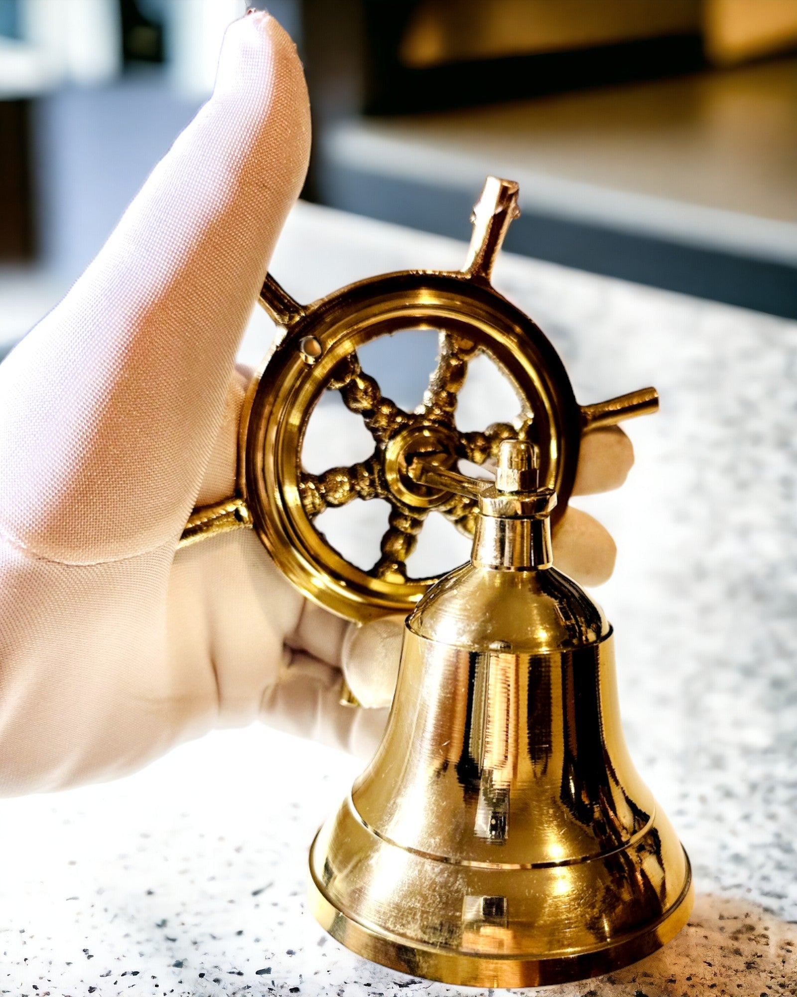 Κλασικό Τιμόνι - Κουδούνι Πόρτας "Nautica Lux"