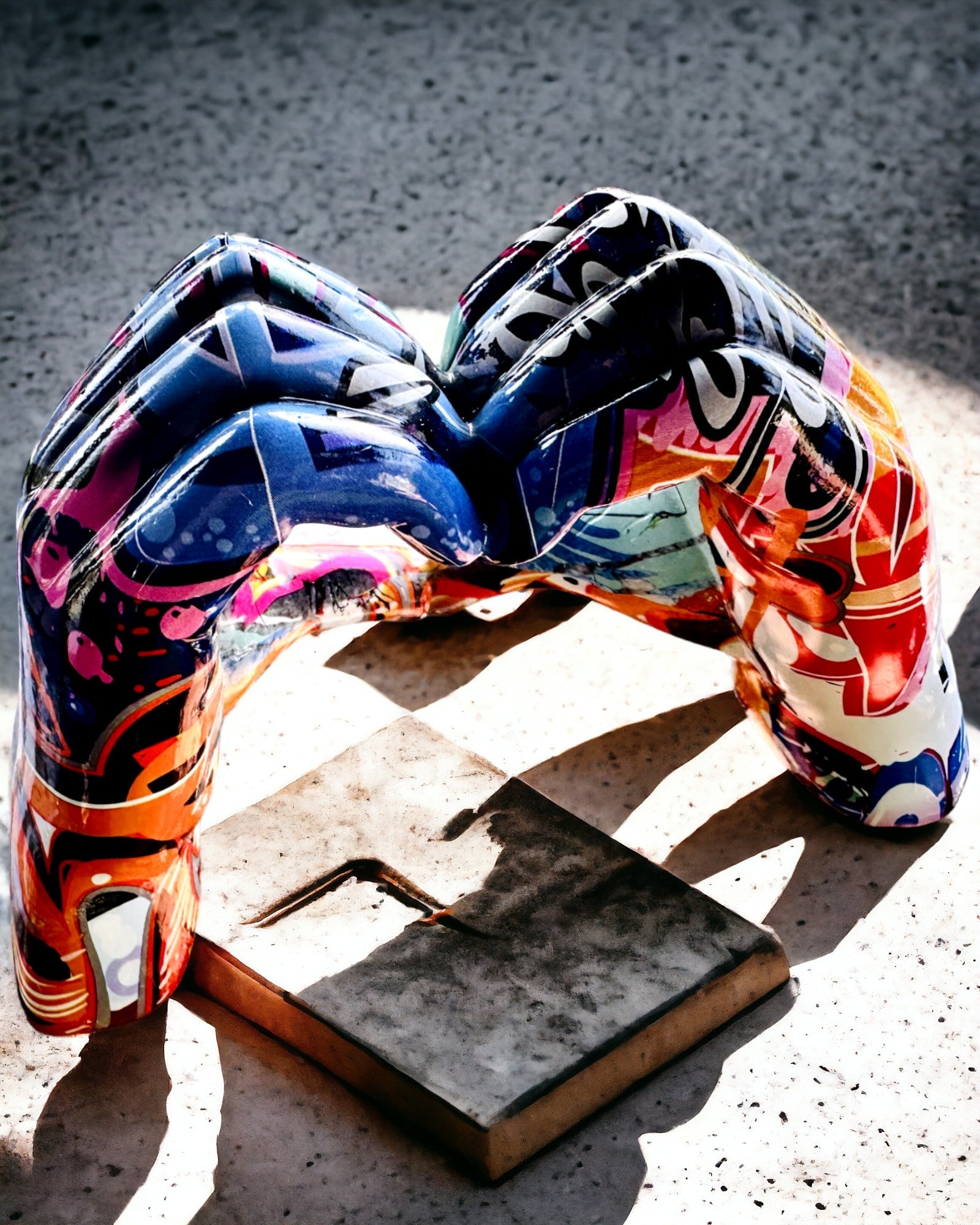 Διακοσμητικό αγαλματίδιο Πολύχρωμη Διακοσμητική Λαβή ArtBrace - δυνατότητα εξατομίκευσης με χάραξη, για δώρο