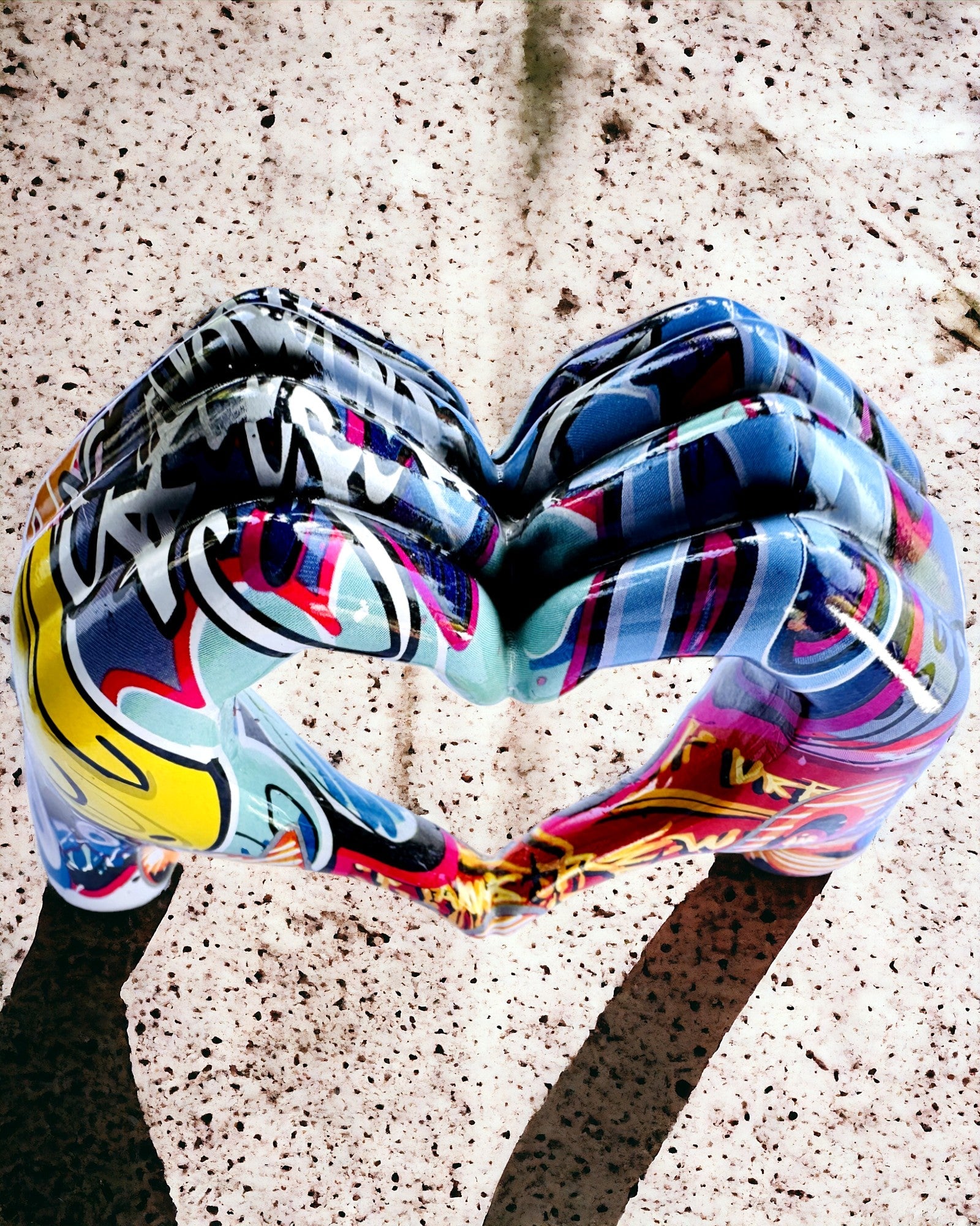 Διακοσμητικό αγαλματίδιο Πολύχρωμη Διακοσμητική Λαβή ArtBrace - δυνατότητα εξατομίκευσης με χάραξη, για δώρο