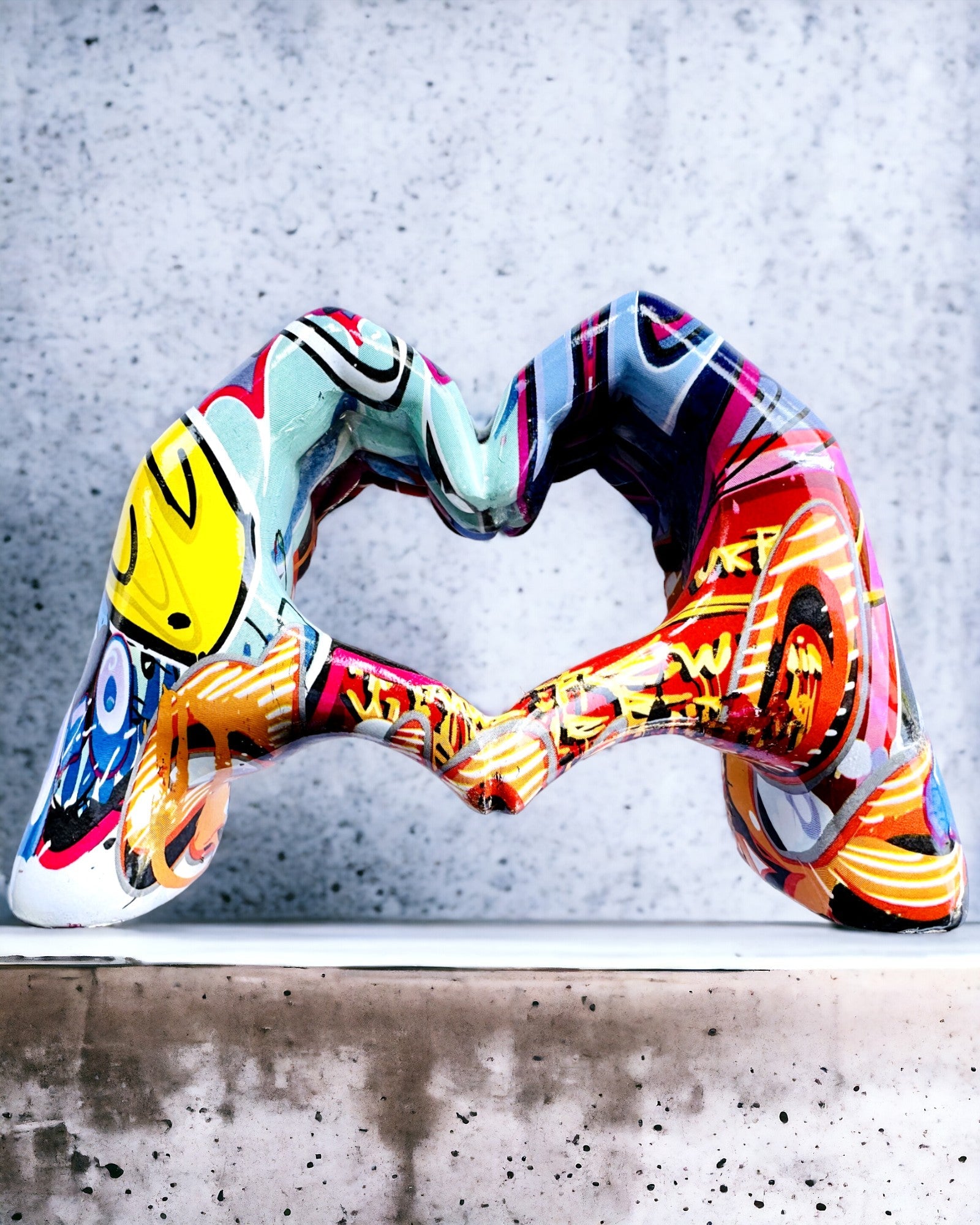 Διακοσμητικό αγαλματίδιο Πολύχρωμη Διακοσμητική Λαβή ArtBrace - δυνατότητα εξατομίκευσης με χάραξη, για δώρο