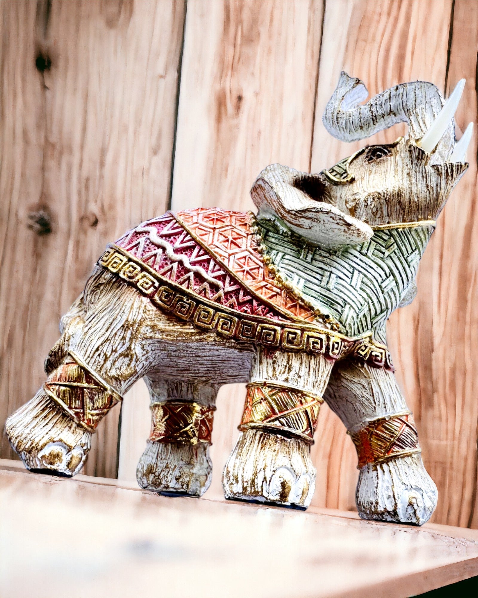 Στράτα Ελέφαντα – Διακοσμητικός Ελέφαντας από Ρητίνη με Δυνατότητα Χαράγματος