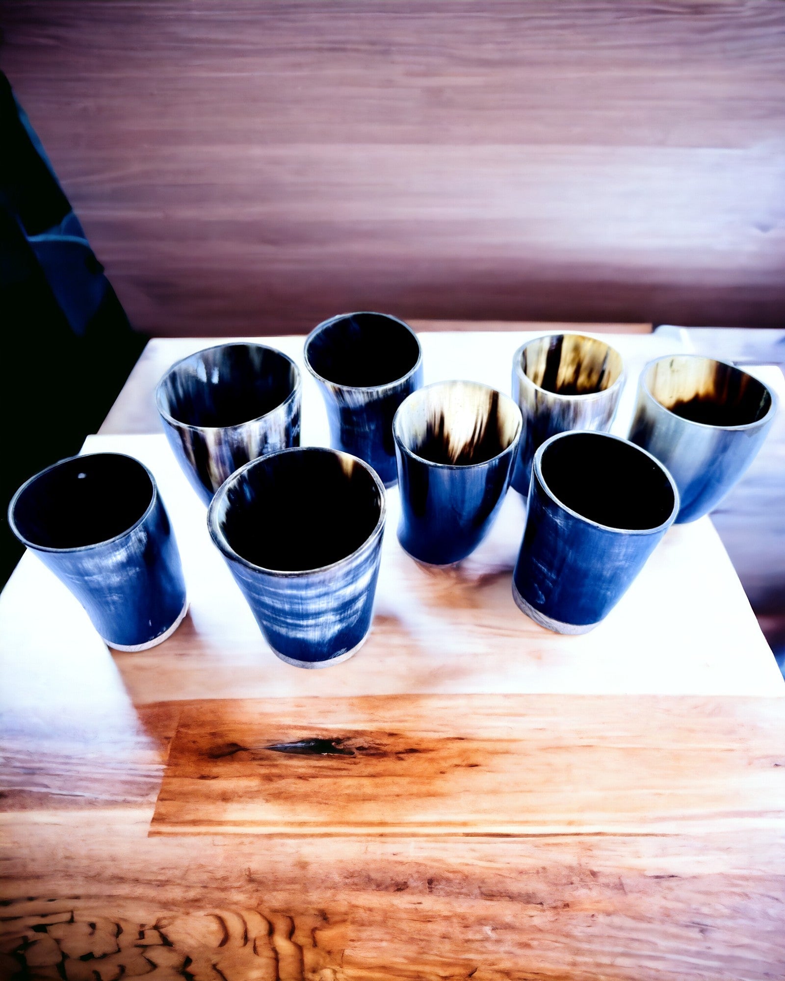 Χειροποίητο Μικρό Κύπελλο με Δυνατότητα Χαράγματος, Ινδικό Ποτήρι Κύπελλο, δυνατότητα εξατομίκευσης για δώρο, χάραγμα. Σκούρο χρώμα