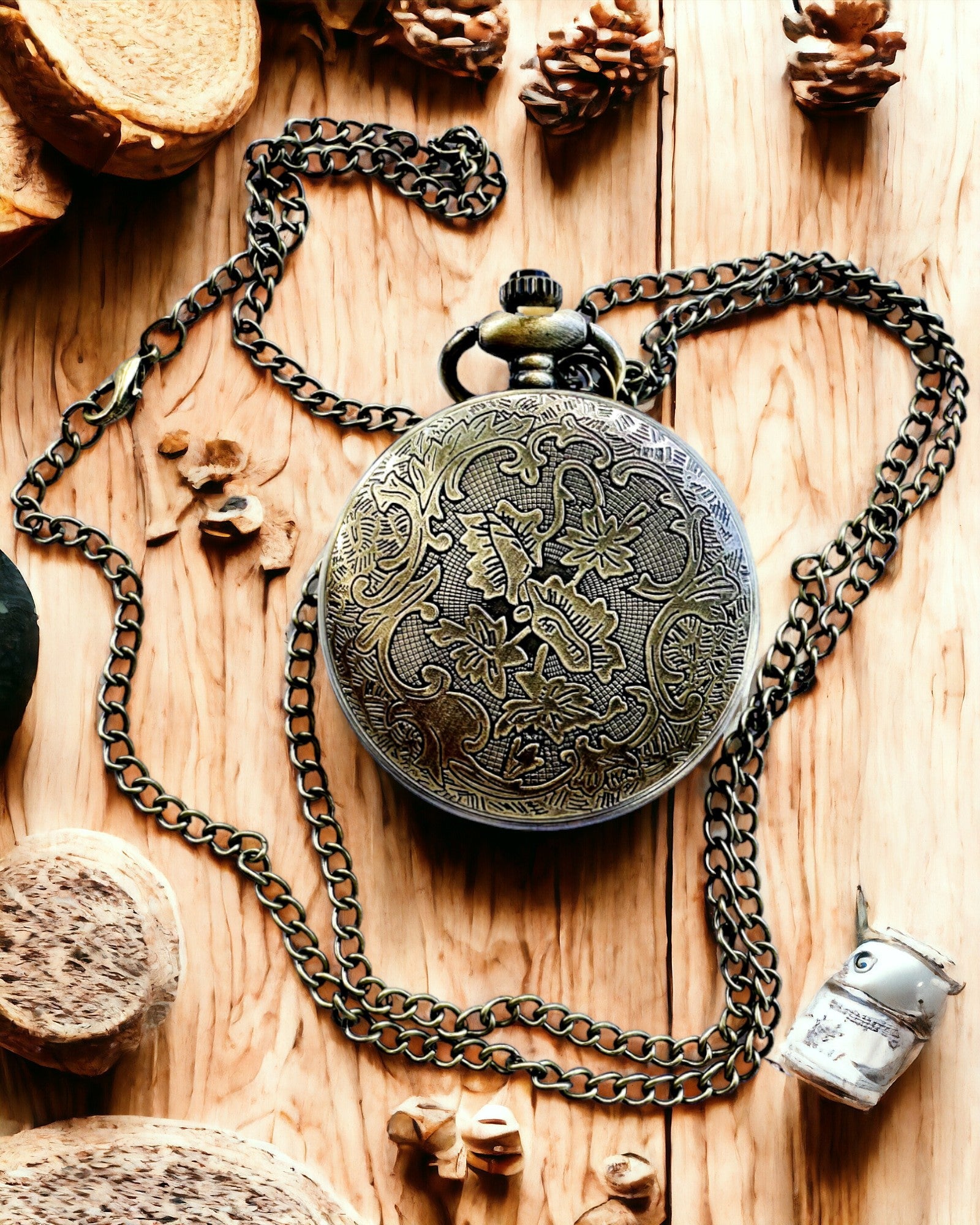 Τσέπης Ρολόι "Heritage Timekeeper" Προσωποποιημένο δώρο με χάραξη