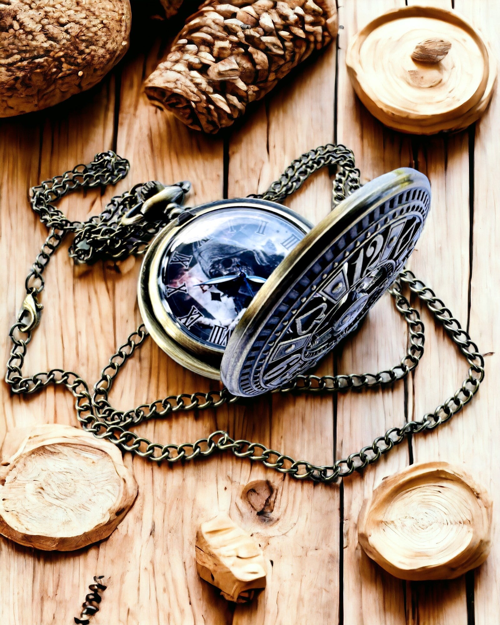 Τσέπης Ρολόι "Heritage Timekeeper" Προσωποποιημένο δώρο με χάραξη