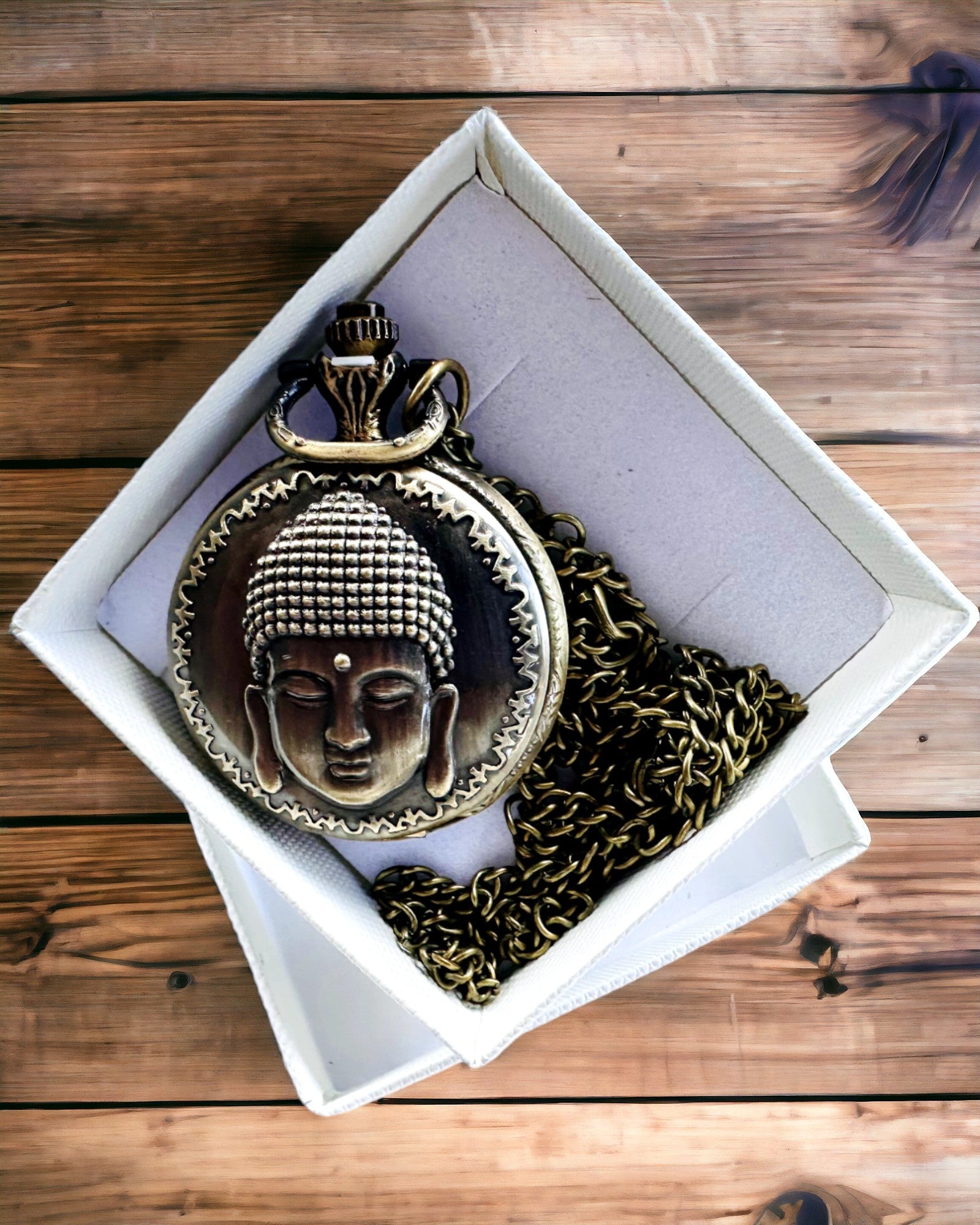 Ρολόι Τσέπης "Buddha Time Elegance", δυνατότητα εξατομίκευσης με χάραξη