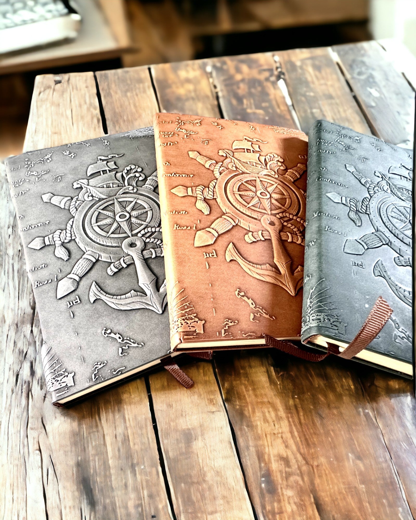 Σημειωματάρια με ναυτικό θέμα "Nautica" με επιλογή εξατομίκευσης με χάραξη, για δώρο