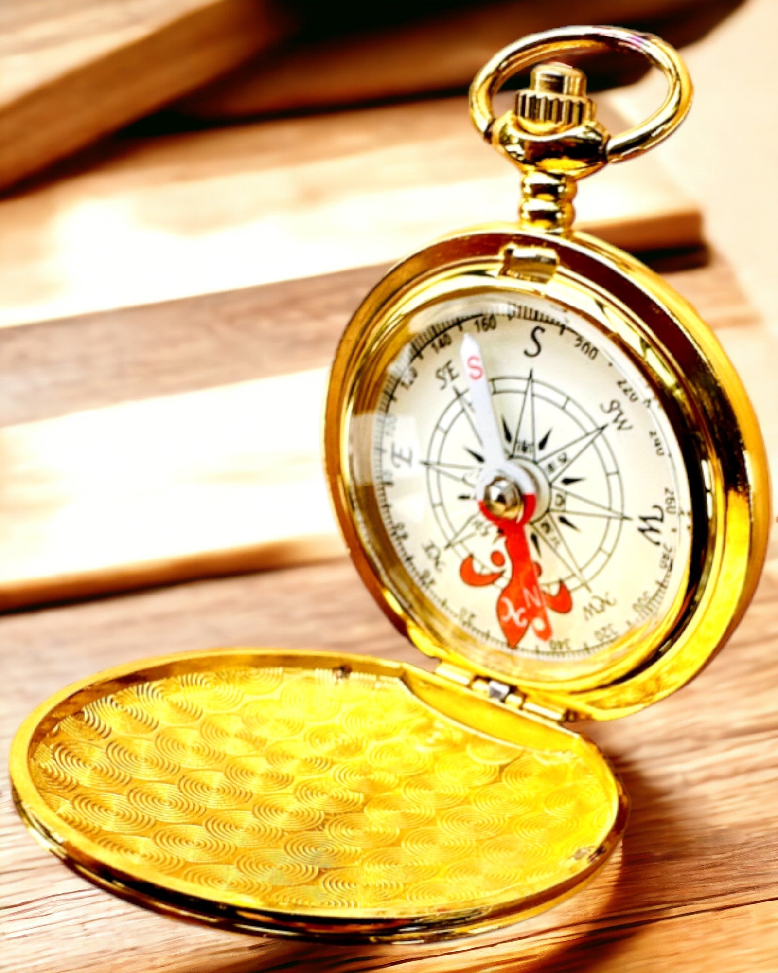 Πυξίδα Wędrowiec με Επιλογή Χαράγματος - χρώμα χρυσό