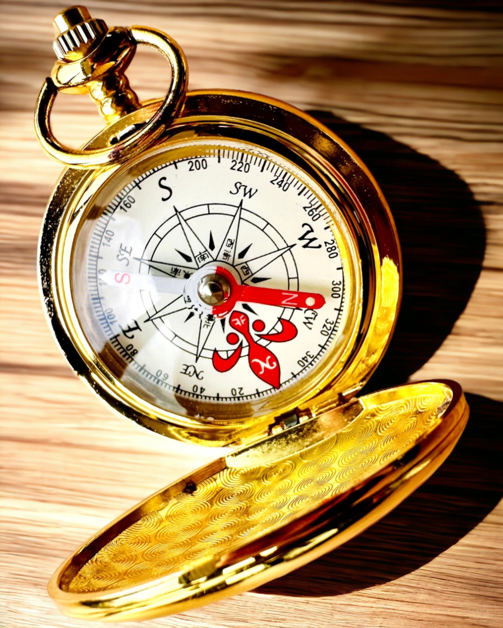 Πυξίδα Wędrowiec με Επιλογή Χαράγματος - χρώμα χρυσό