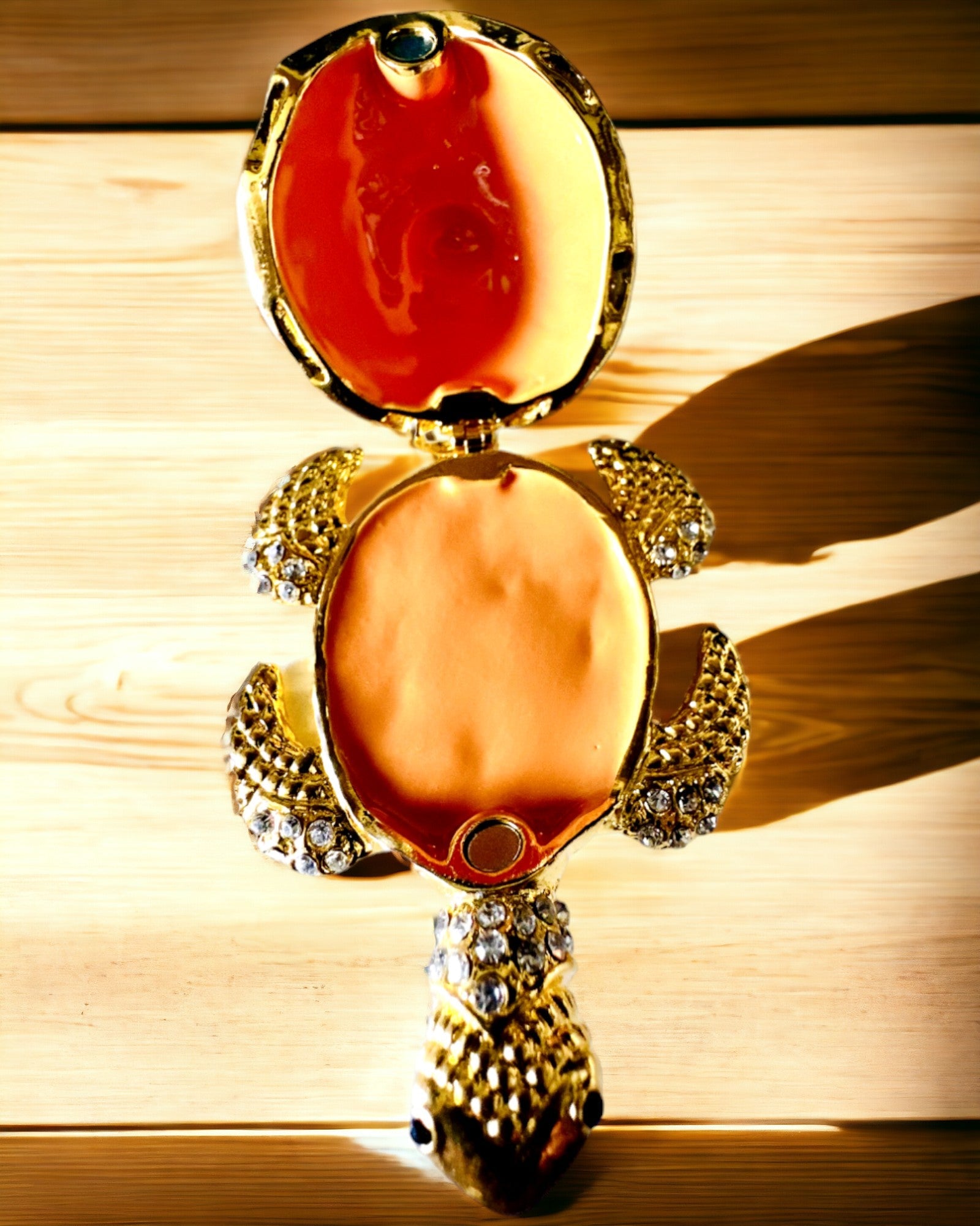 Κουτί "Οικογένεια Χελωνών" - πράσινο χρώμα, εξατομίκευση με χάραξη