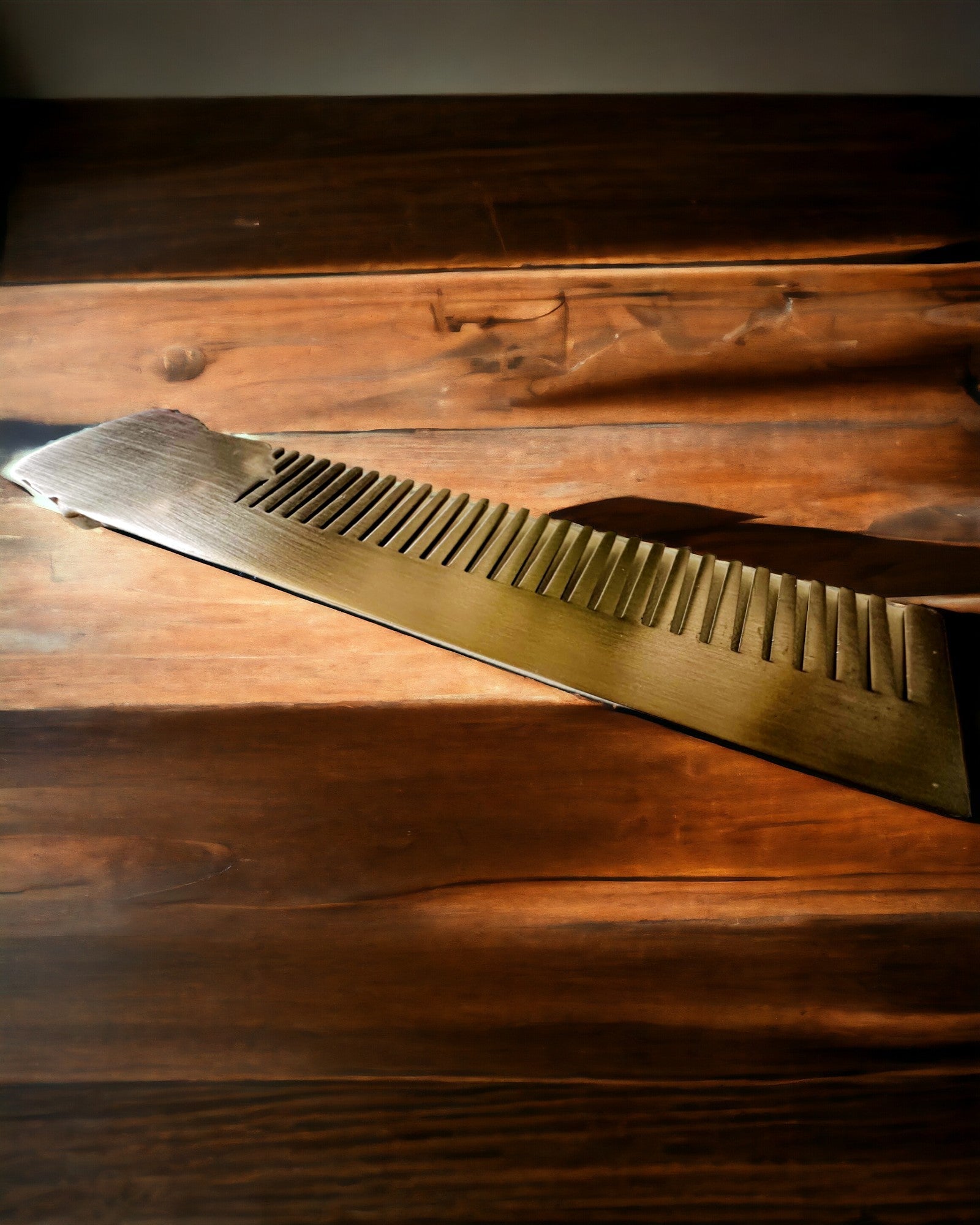 GroomMaster - Κομψή Μεταλλική Χτένα με Χάραξη, εξατομίκευση με χάραξη