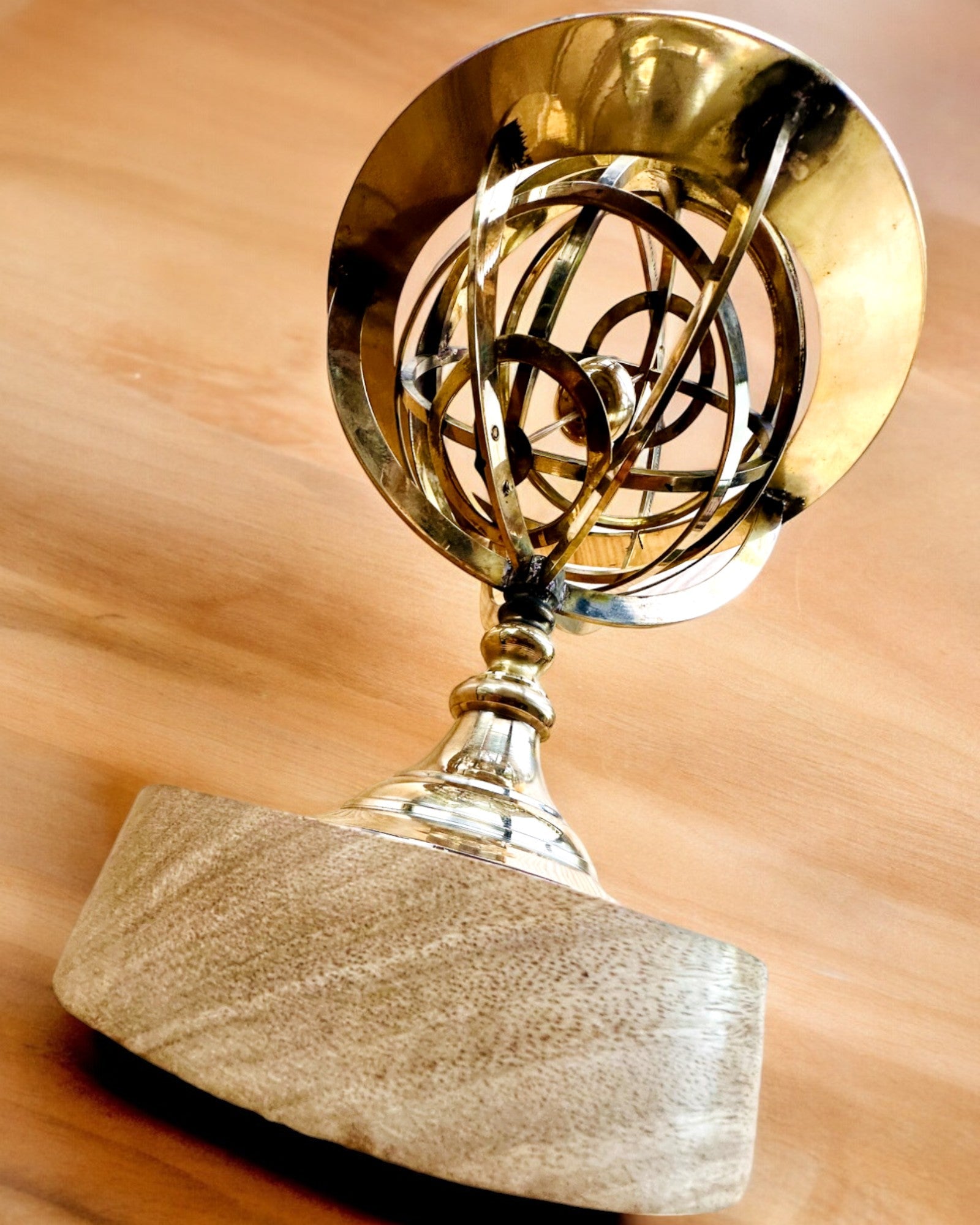 Astrolabium Artis - Χειροποίητο με Επιλογή Χαράγματος, διακόσμηση για το γραφείο, premium