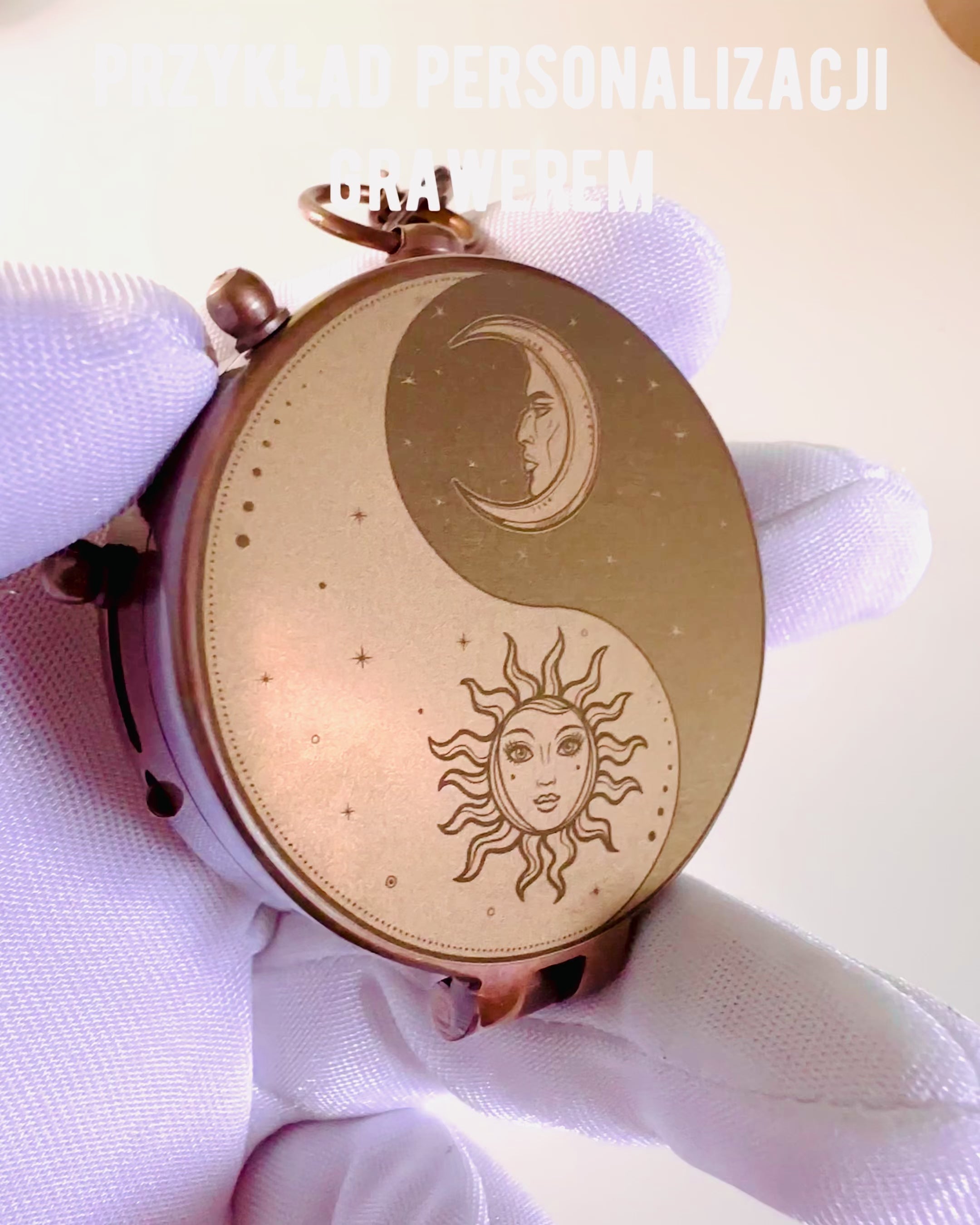 Κομπάς Ινδικός Οδυσσέας – Ρετρό Εξερευνητή Κόσμημα - δυνατότητα χάραξης