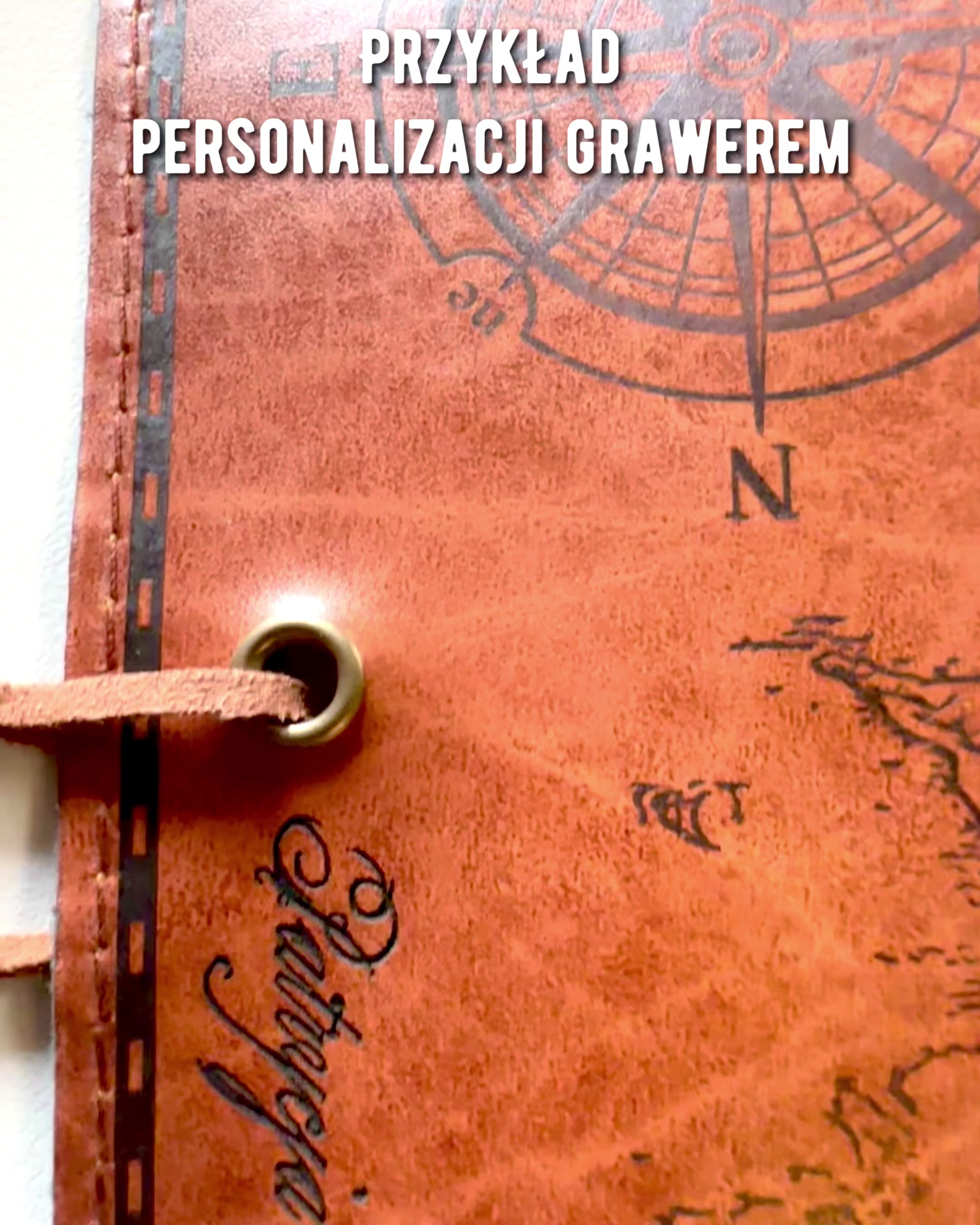 Ρετρό Σκούρο Καφέ Δερμάτινη Κασετίνα με Θέμα Χάρτη Θησαυρού - Κομψή Τσάντα Αποθήκευσης Γραφικών Θησαυρών