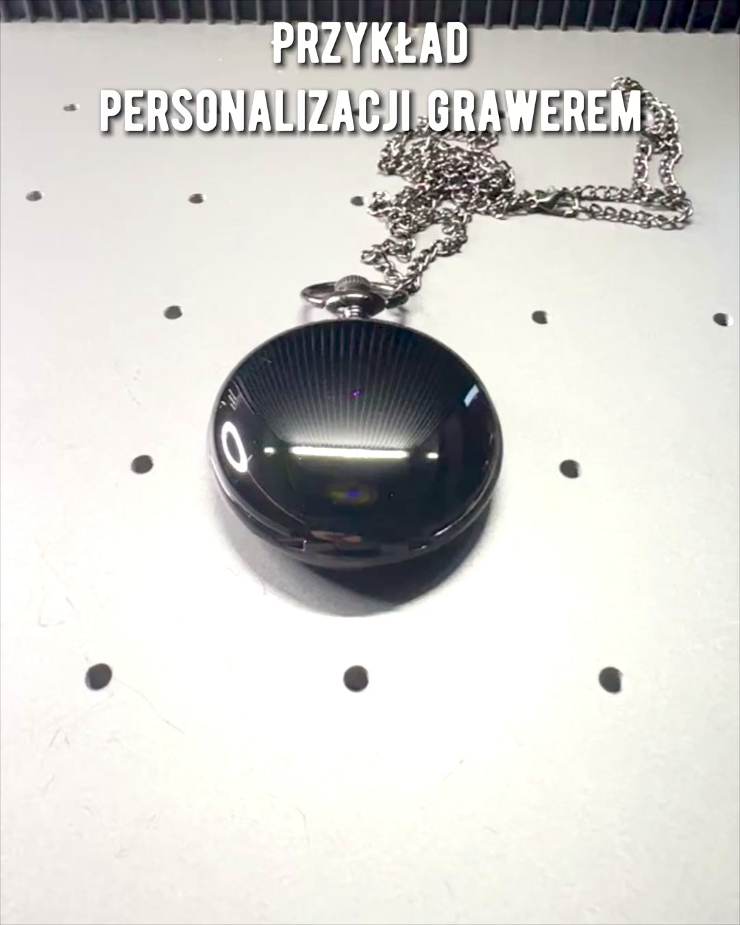 Κομπάσο σε στυλ τσέπης ρολογιού "Navigator" - Χρώμα σκούρο μέταλλο