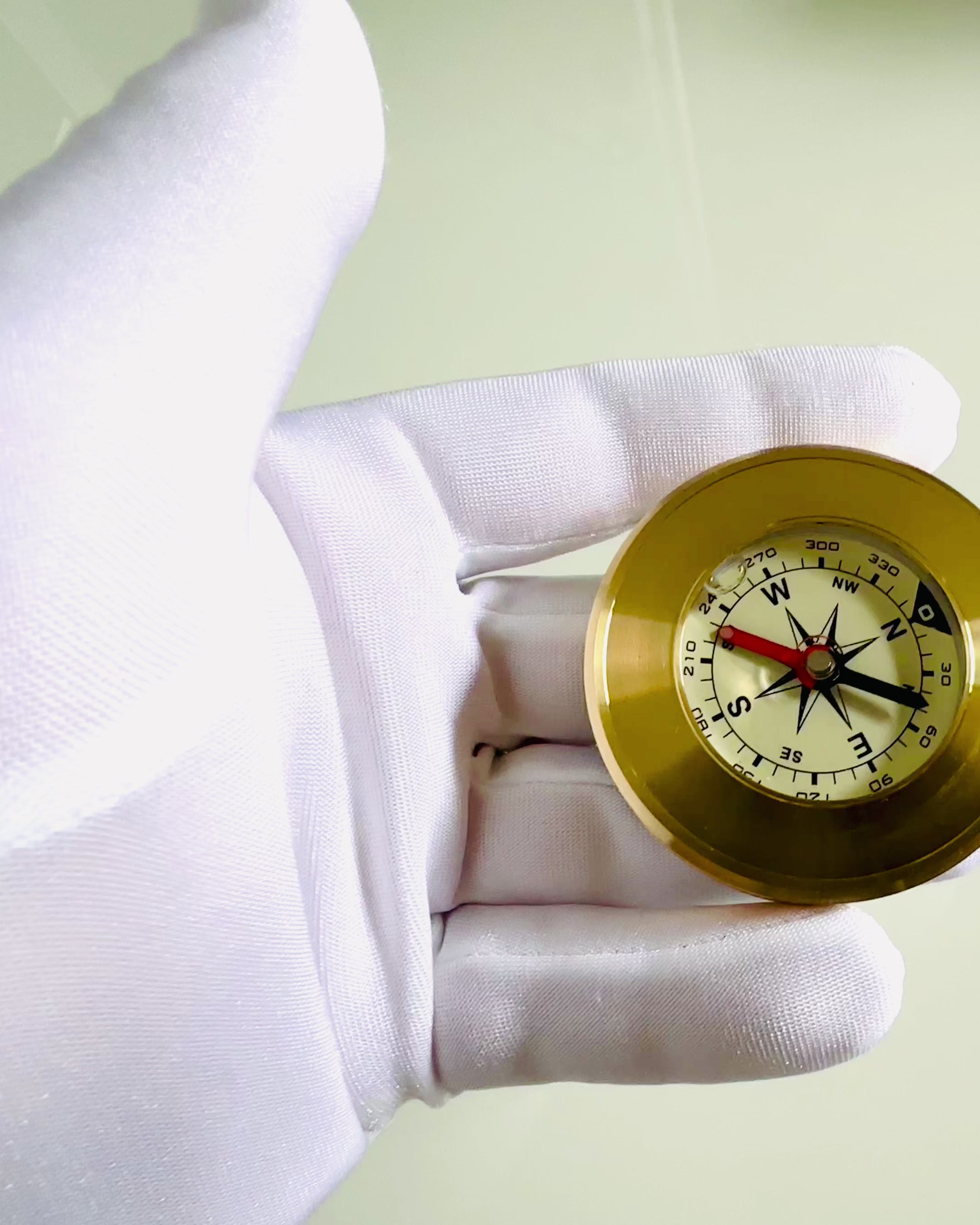 Ορειχάλκινη Πυξίδα με Δυνατότητα Χάραξης, Κλασικός Σχεδιασμός – 5 εκ.