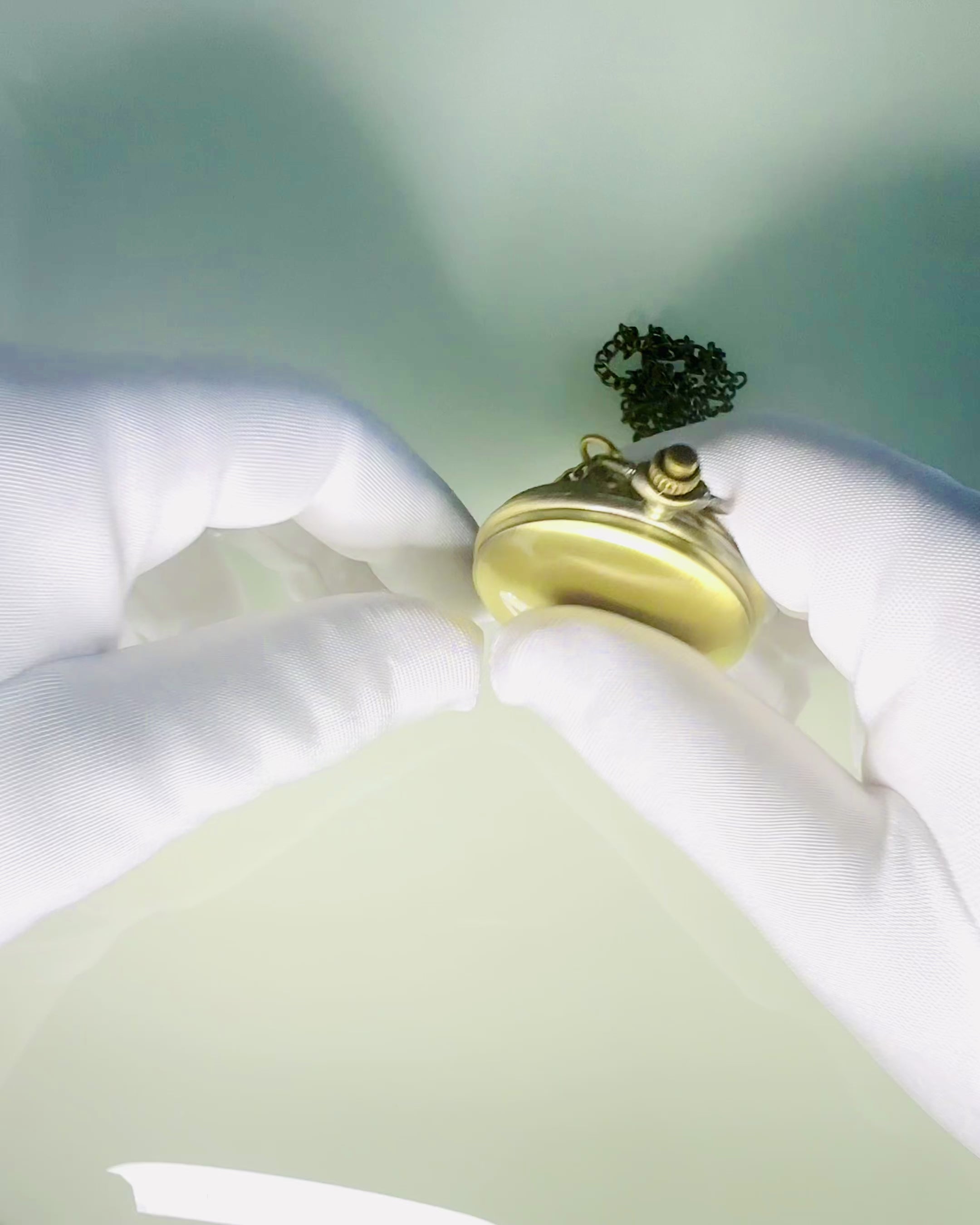 Ρολόι τσέπης vintage στυλ με δυνατότητα εξατομίκευσης - βουρτσισμένο χρυσό