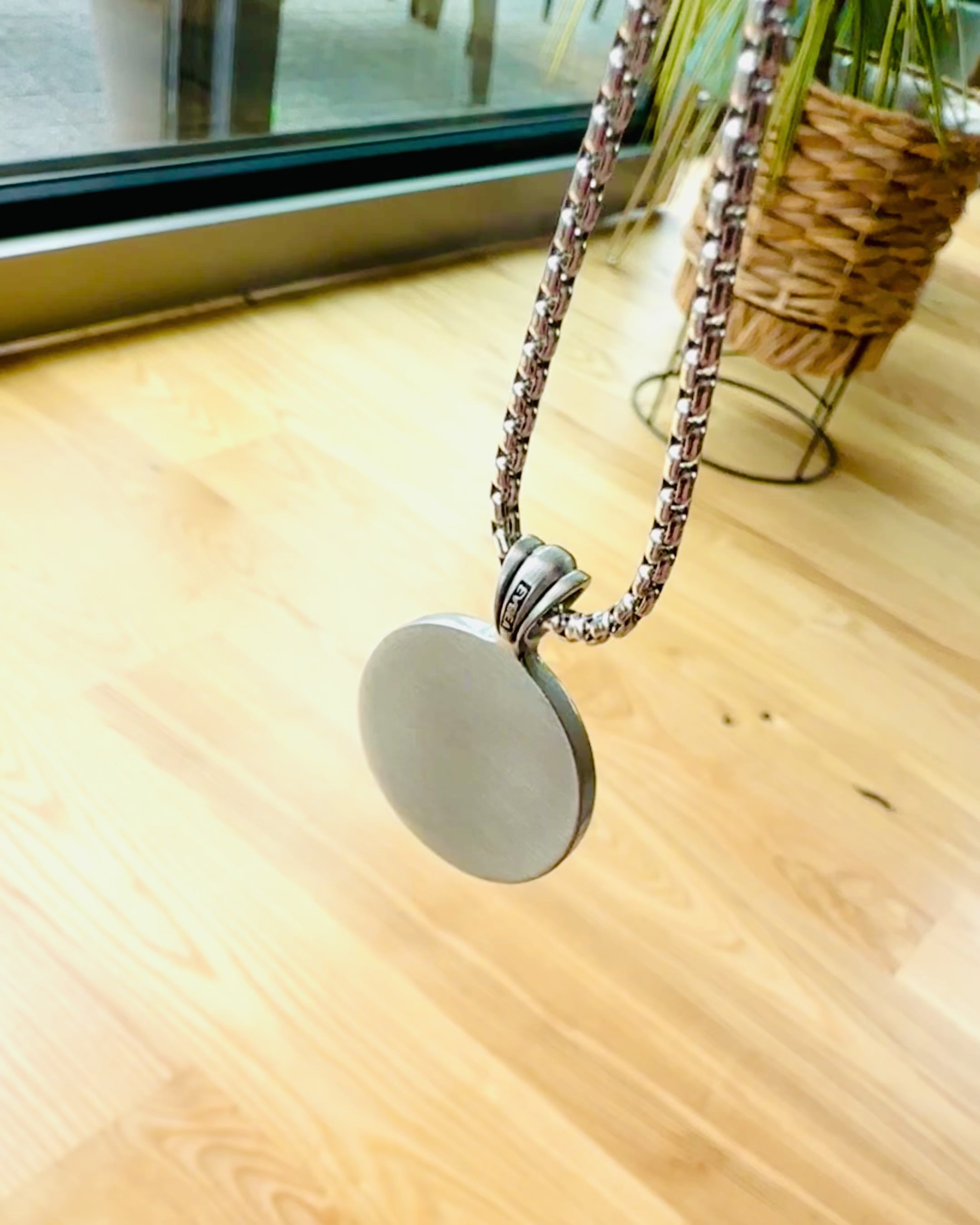 Φυλαχτό Δέντρο της Ζωής με Δυνατότητα Χαράγματος - κολιέ "Ζωντάνια της Φύσης", εξατομίκευση