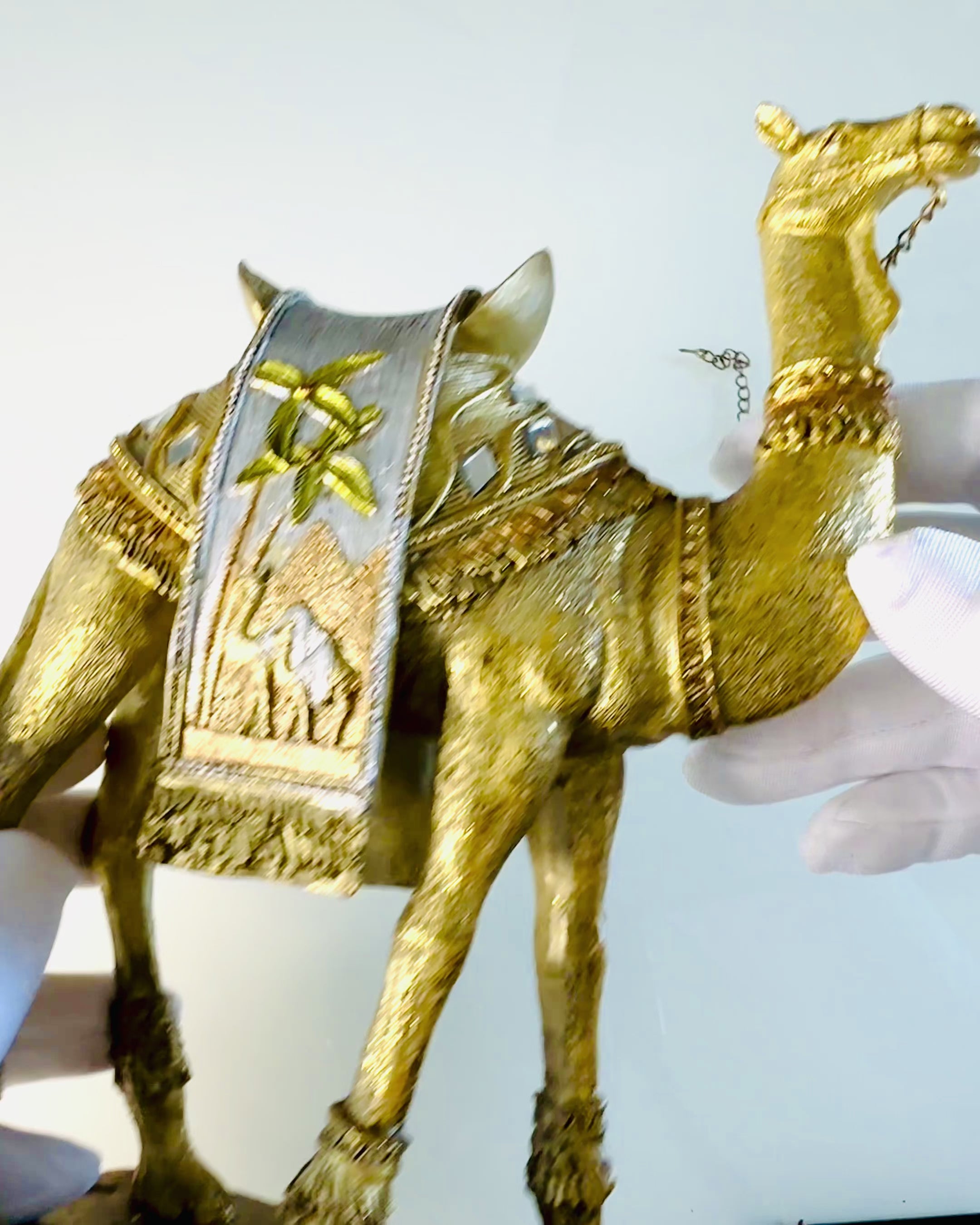 Αγαλματίδιο Περιπλανώμενος της Ερήμου Διακοσμητική Καμήλα από Ρητίνη με Δυνατότητα Χάραξης