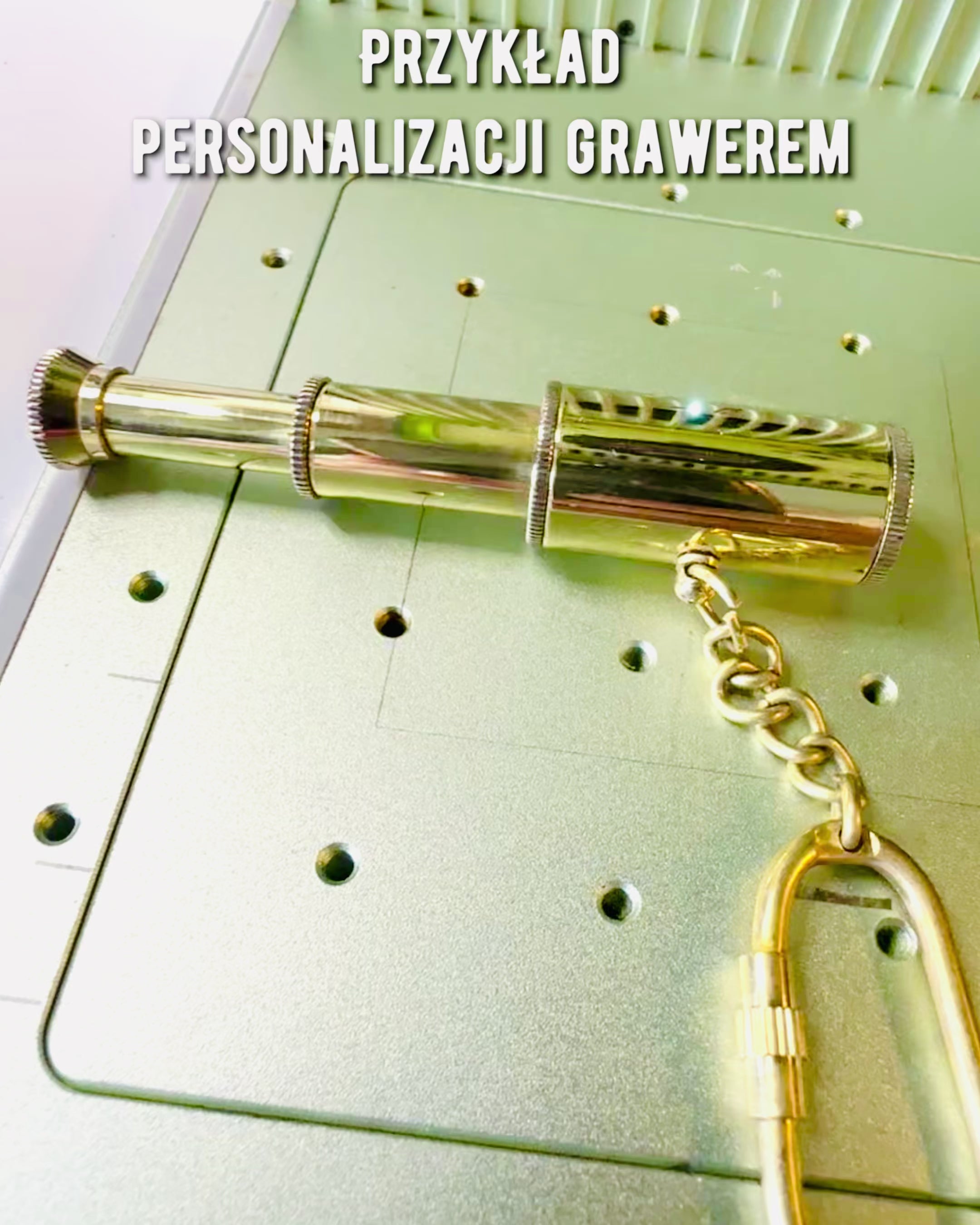 Τηλεσκόπιο Τσέπης "Χρυσή Περιπέτεια" - μπρελόκ με δυνατότητα εξατομίκευσης