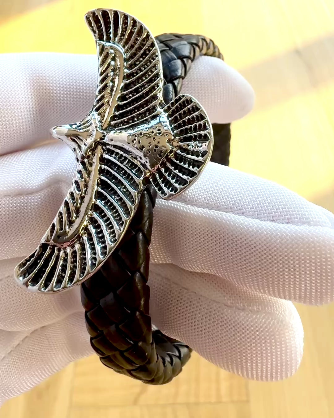 Ανδρικό Βραχιόλι "SkyRider" – Δερμάτινο Στυλ με Χαρακτήρα - δυνατότητα εξατομίκευσης με χάραξη